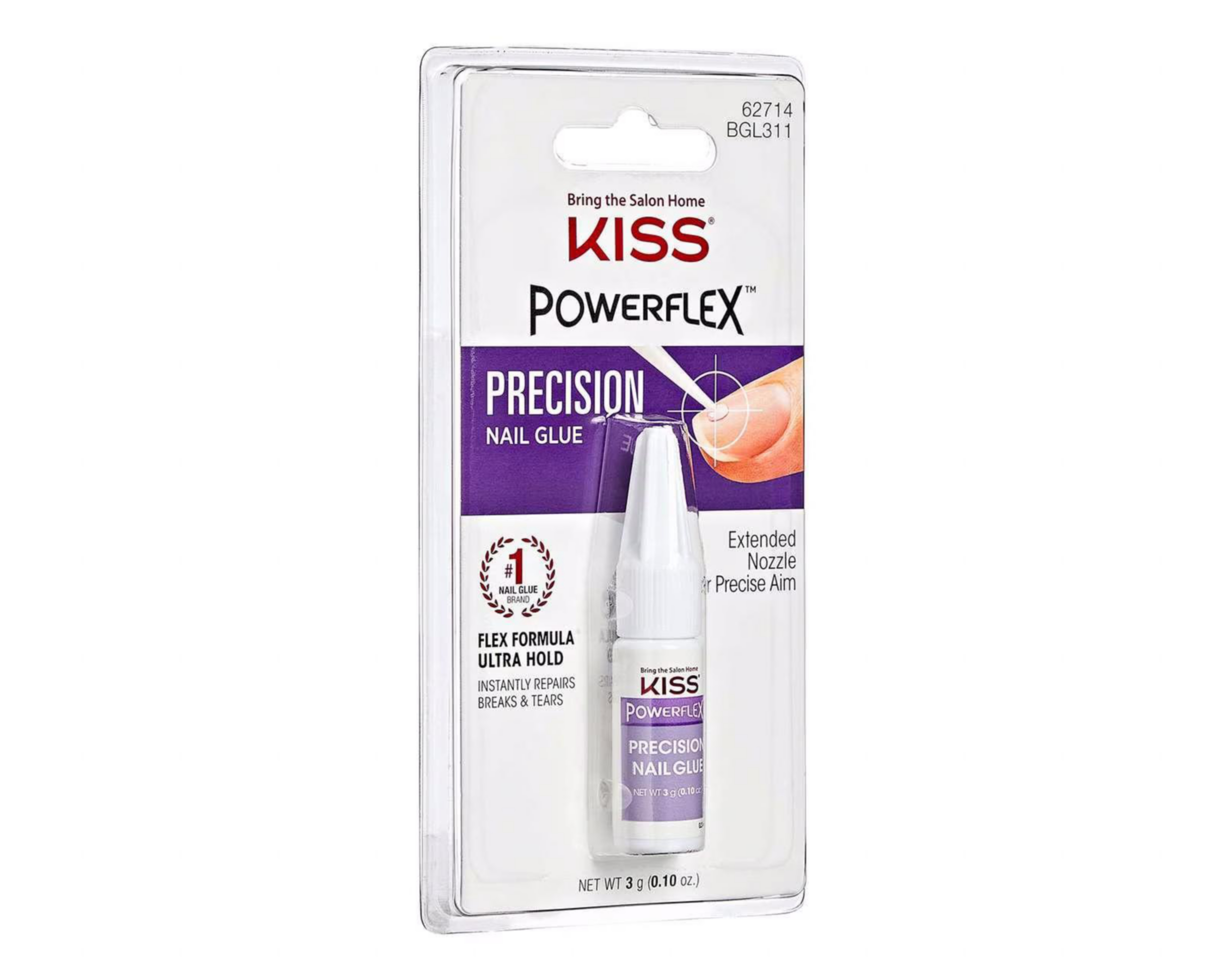 Foto 4 pulgar | Pegamento para Uñas Kiss Powerflex Transparente 3 g