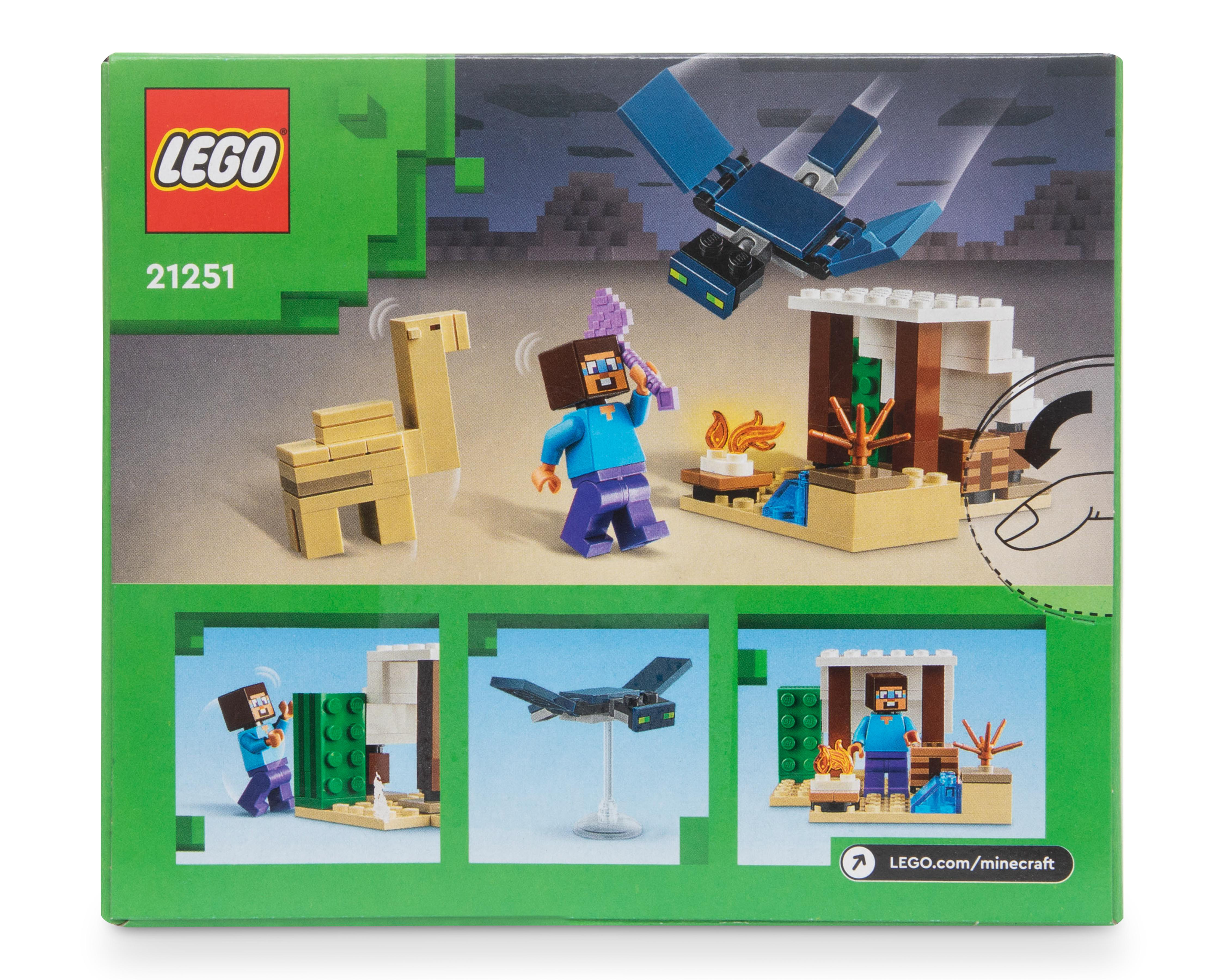 Foto 2 | LEGO Minecraft: La Expedición de Steve al Desierto