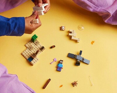 Foto 4 | LEGO Minecraft: La Expedición de Steve al Desierto