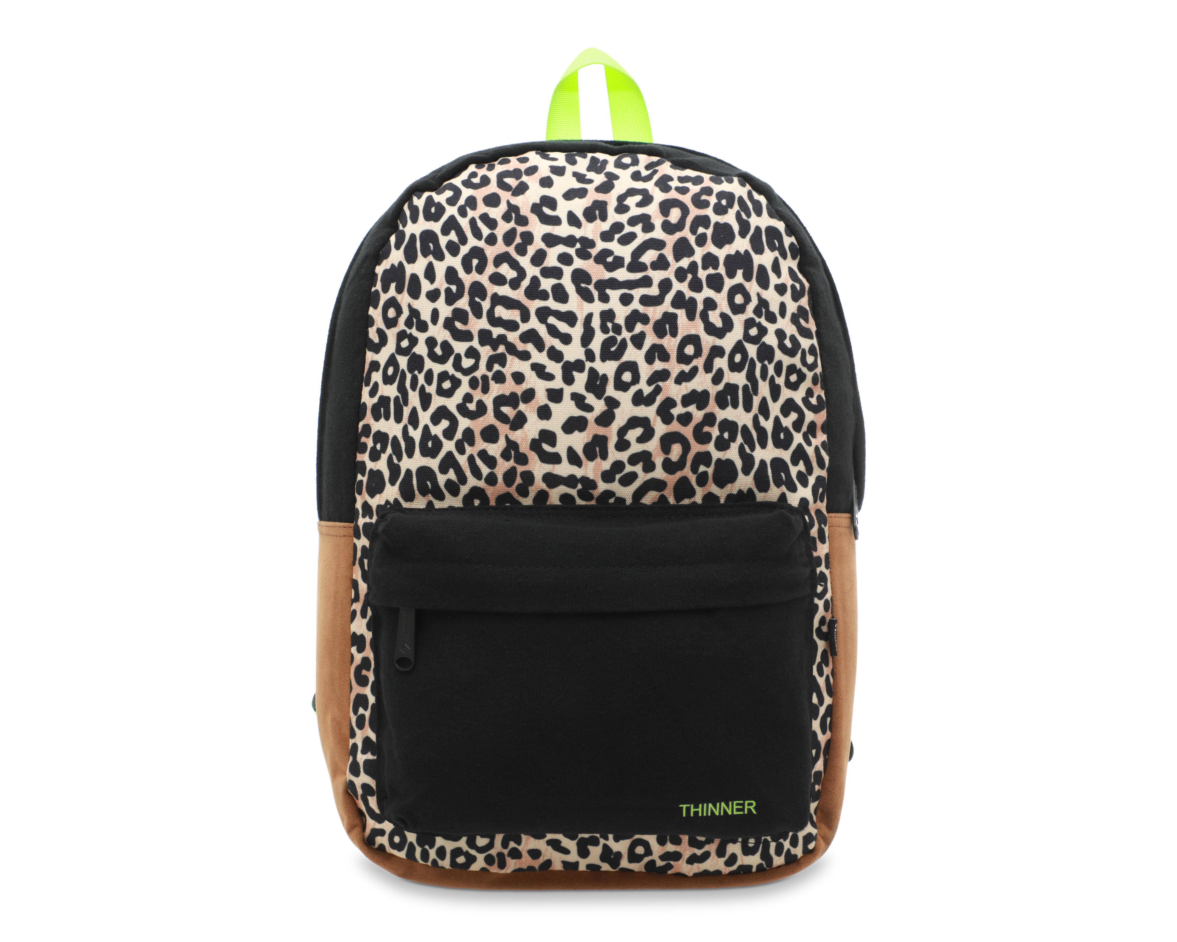 Mochila Thinner Negra/Café