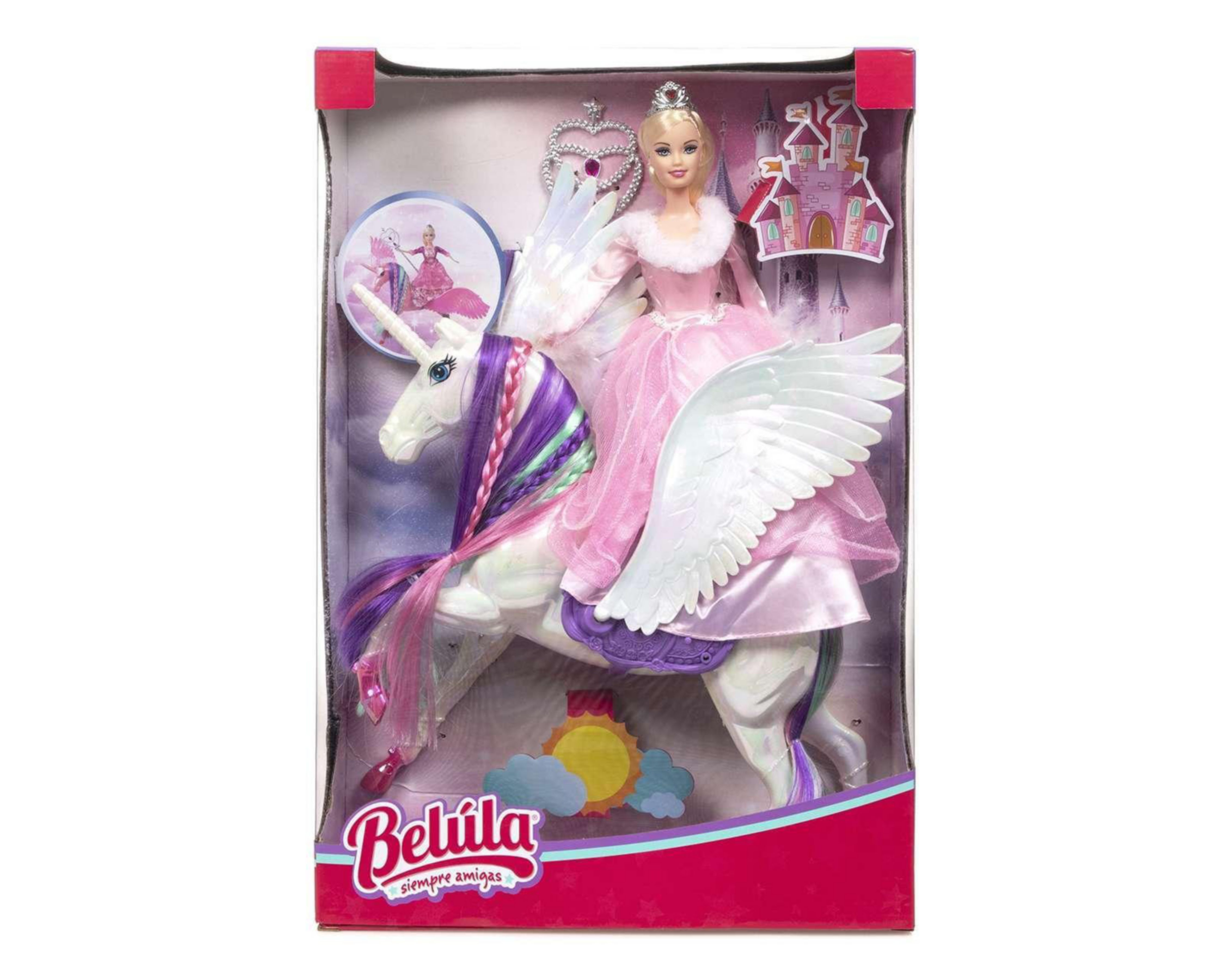 Foto 7 pulgar | Muñeca Fashion Belúla con Unicornio