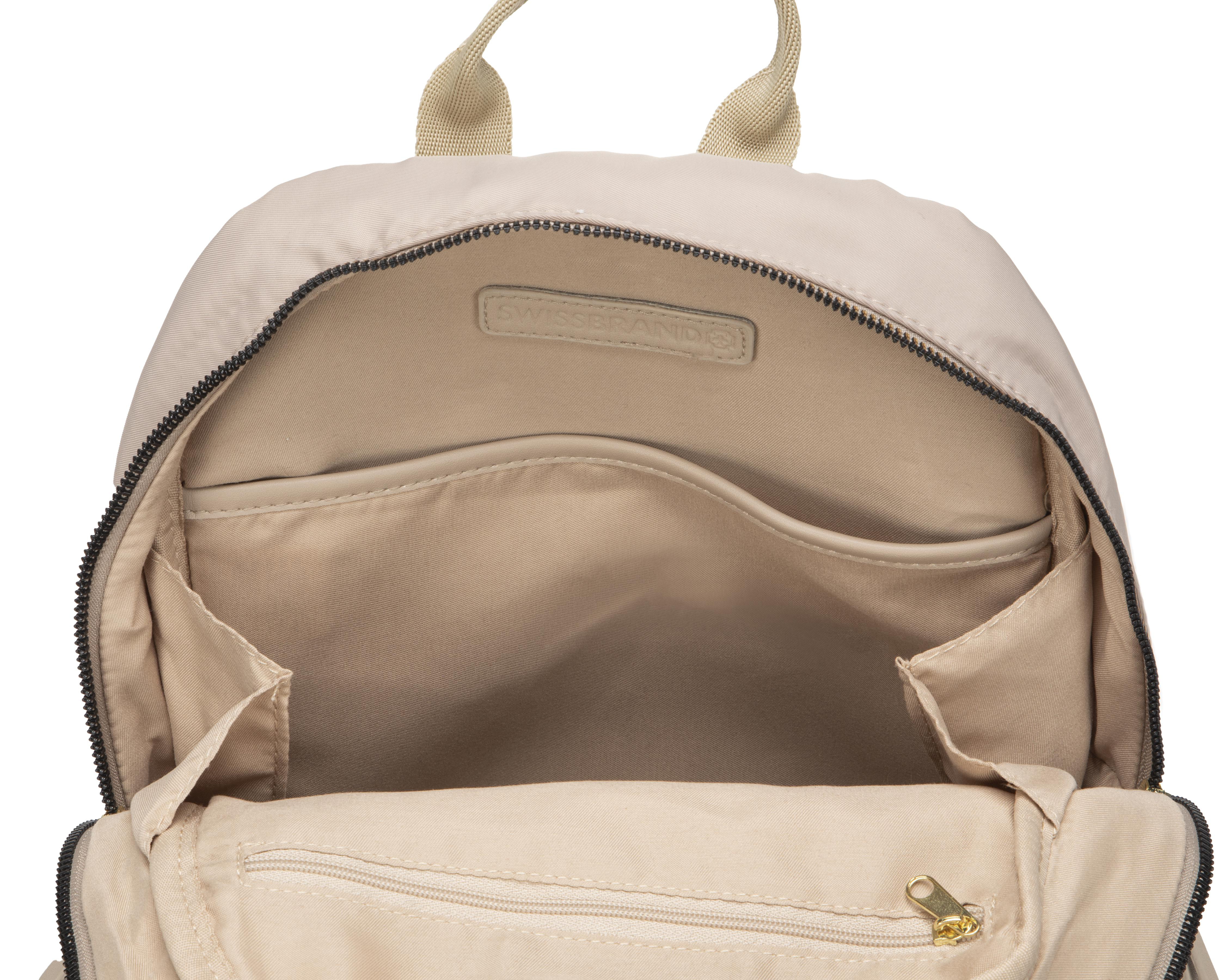 Foto 7 pulgar | Mochila Swissbrand Beige