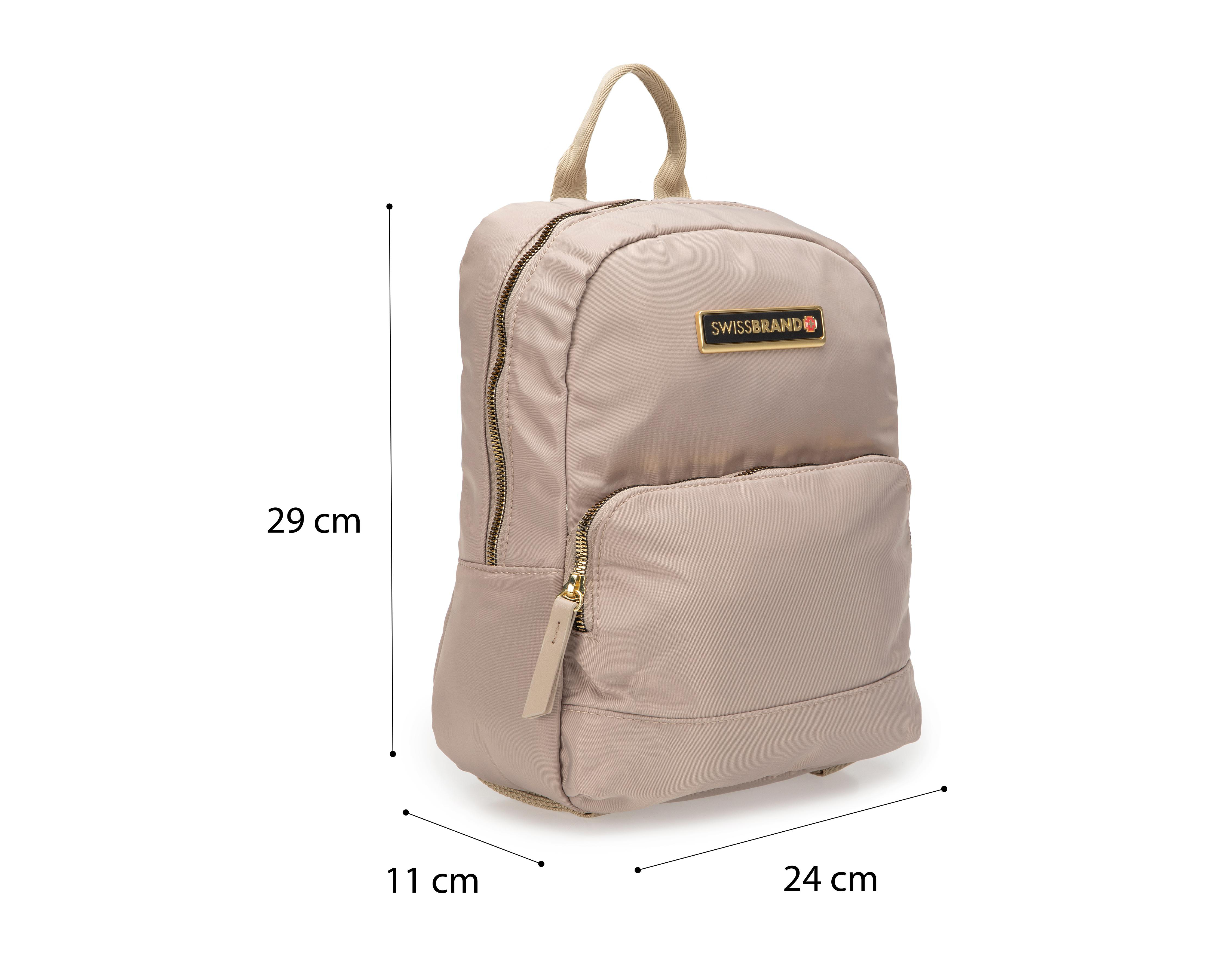 Foto 8 pulgar | Mochila Swissbrand Beige