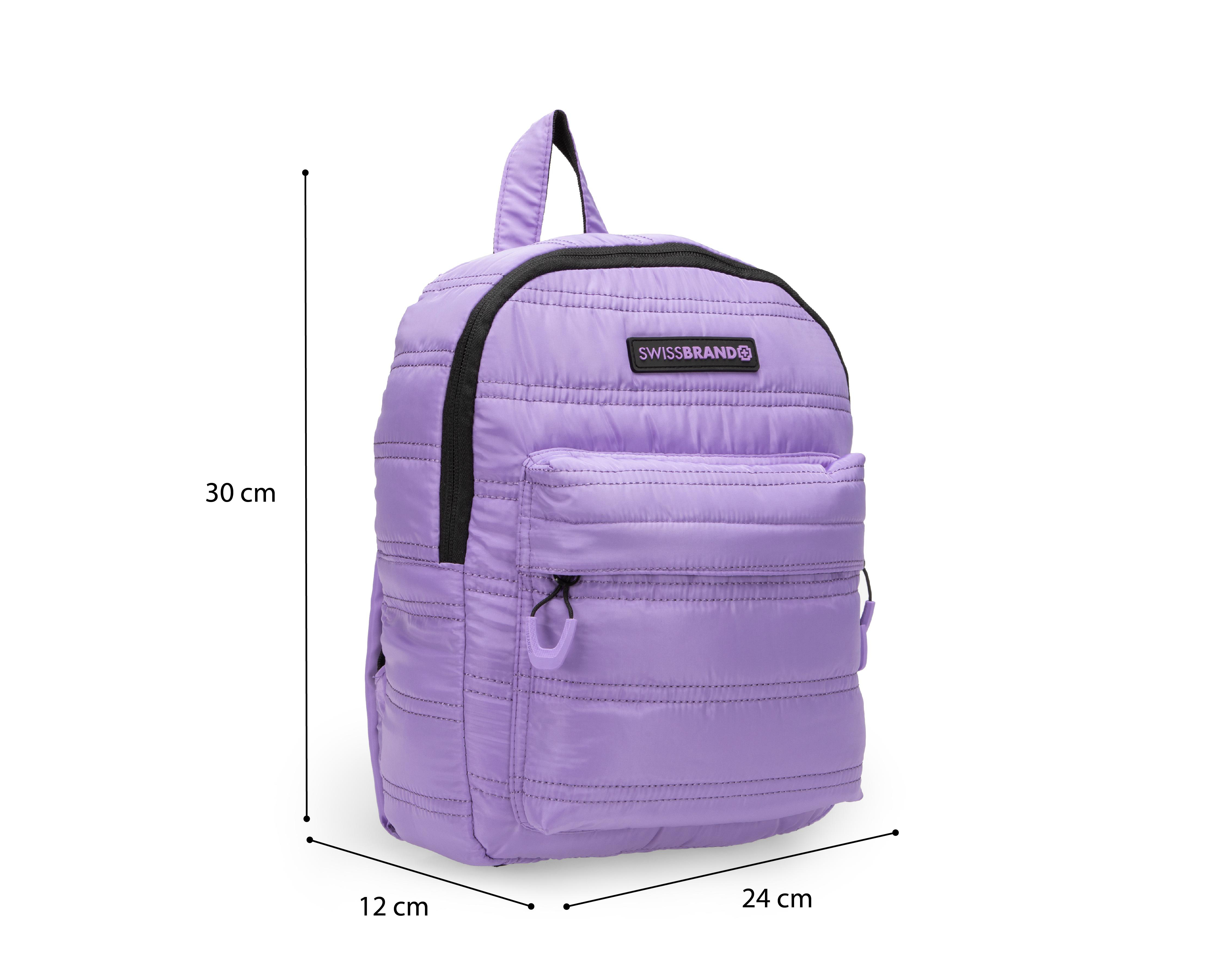 Foto 8 pulgar | Mochila Swissbrand Morada