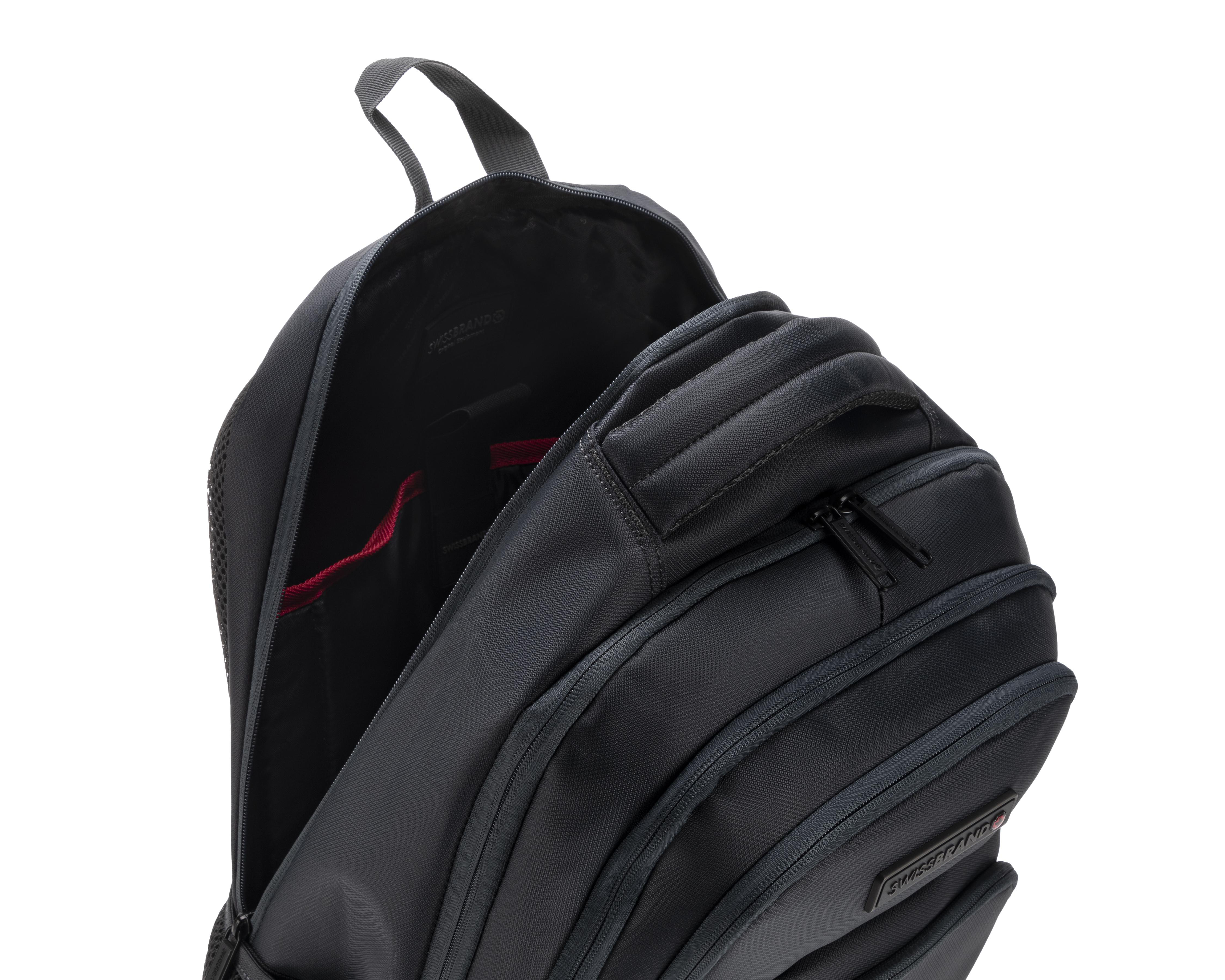 Foto 7 pulgar | Mochila Swissbrand Negra