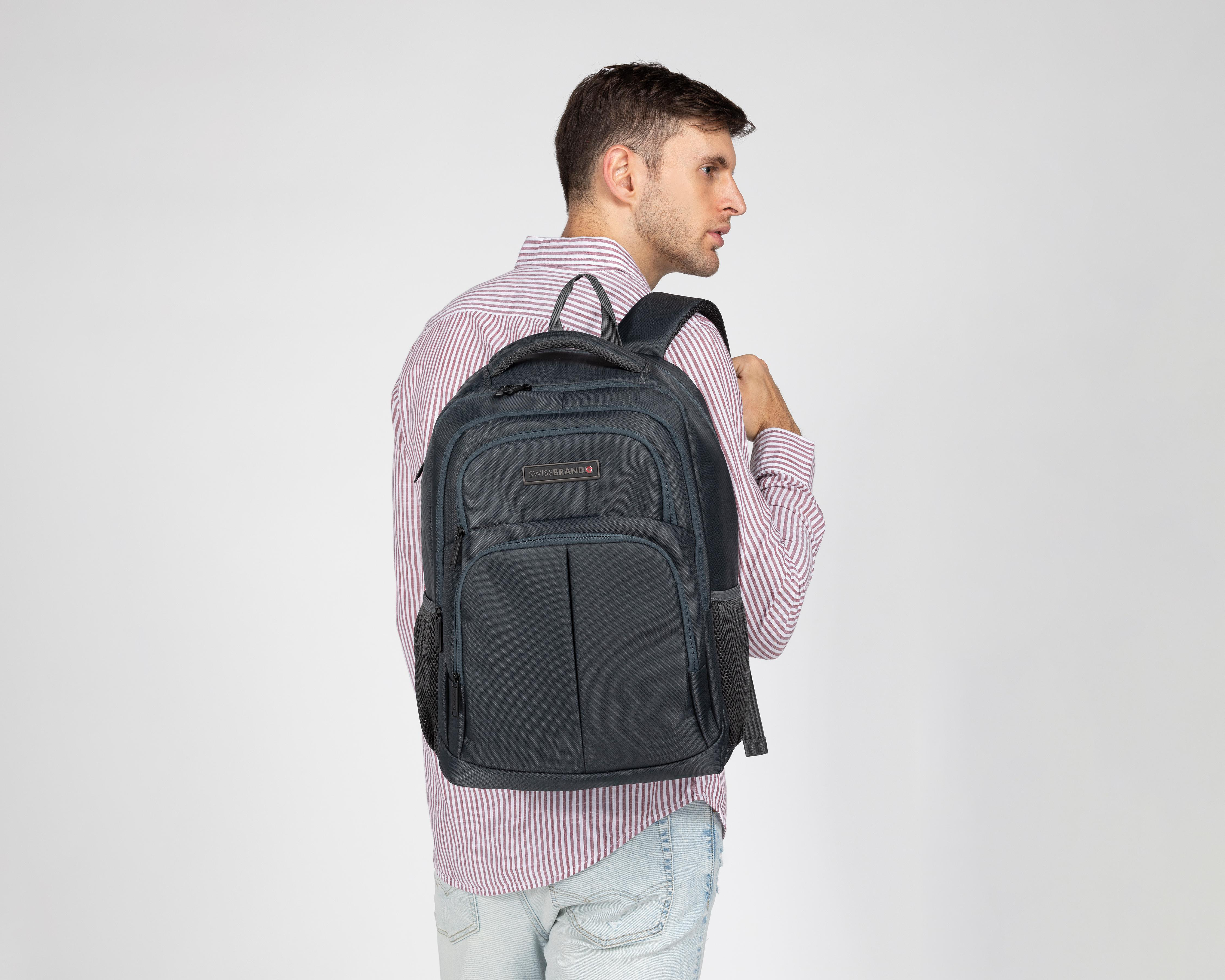 Foto 8 | Mochila Swissbrand Negra