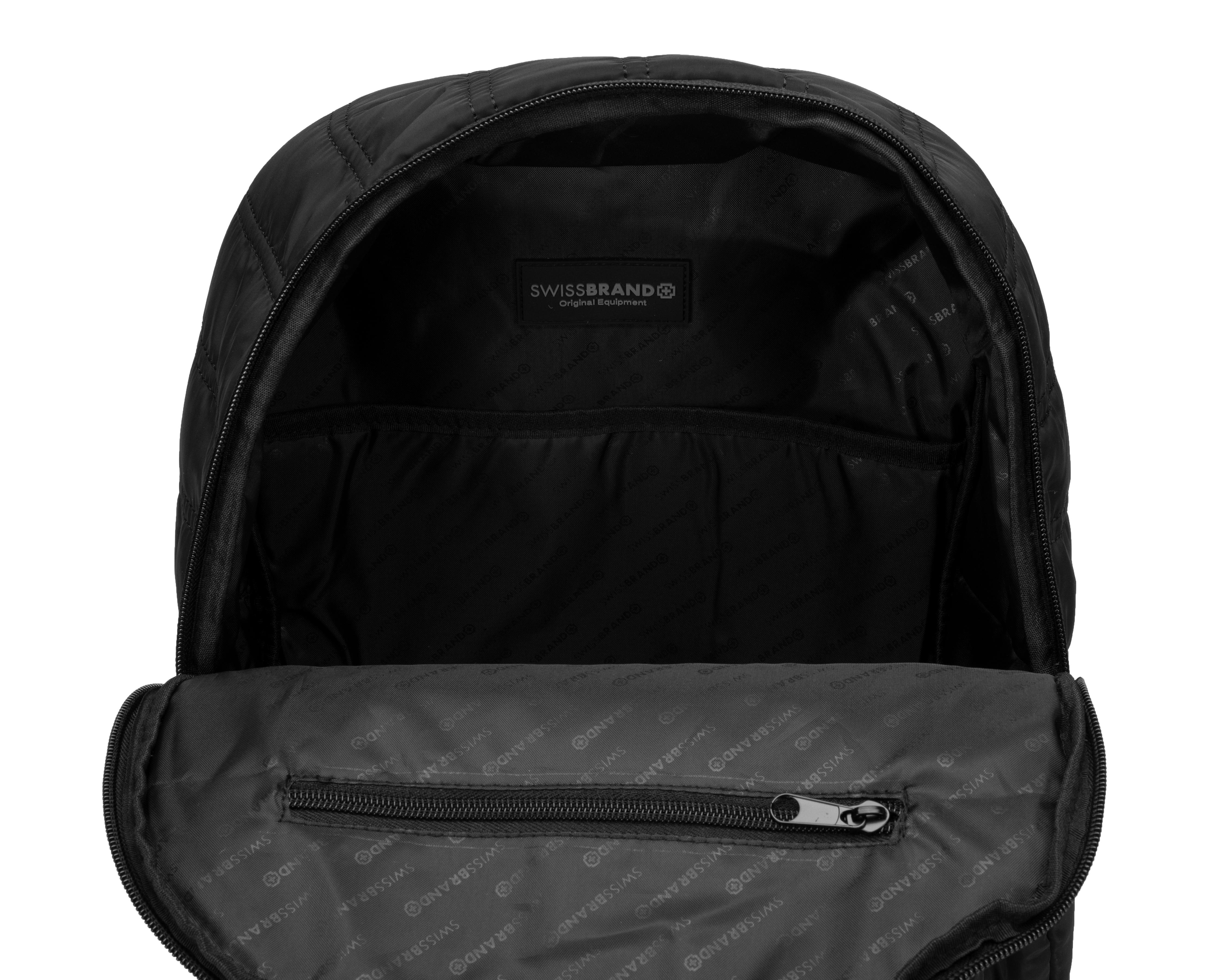 Foto 7 pulgar | Mochila Swissbrand Negra