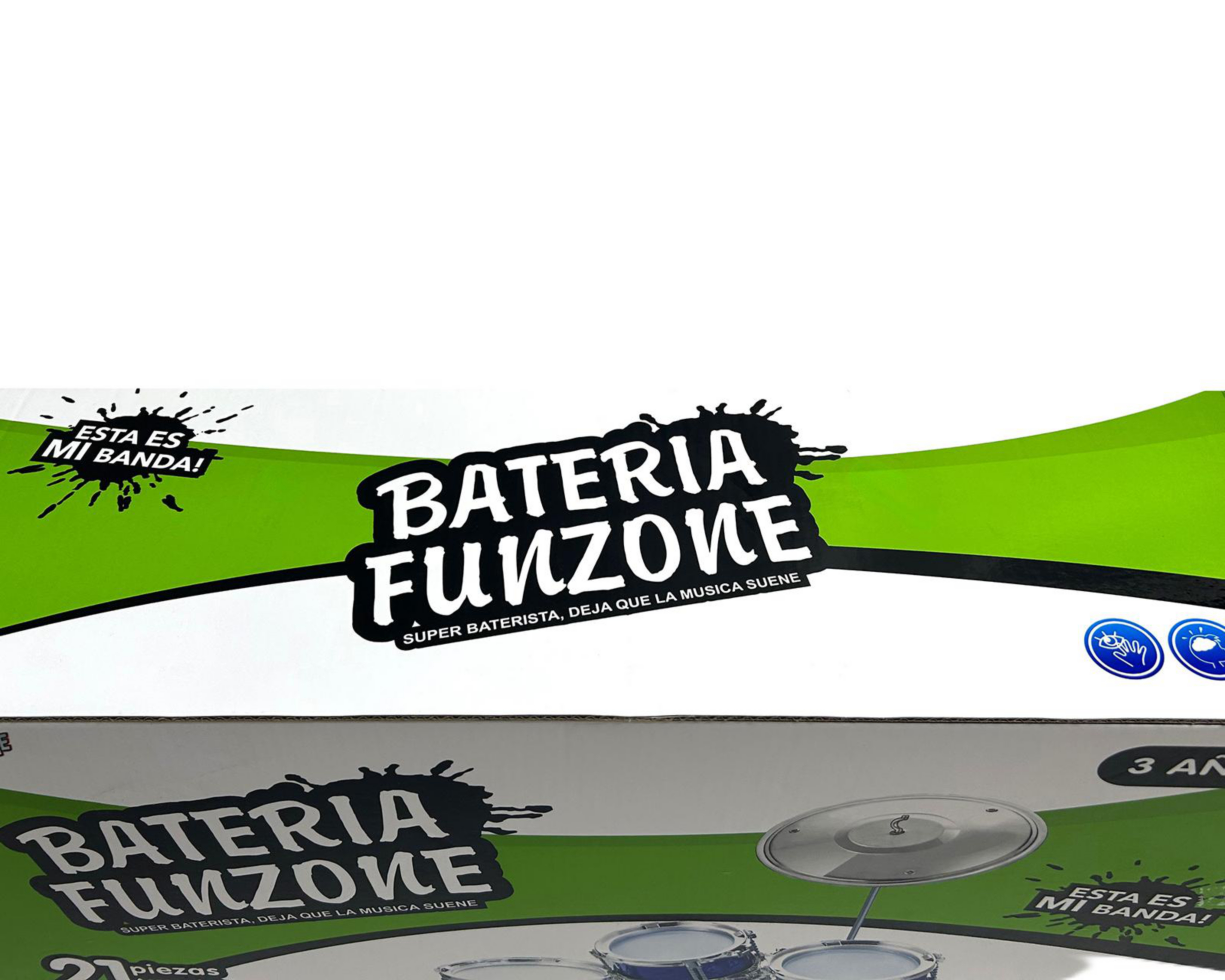 Foto 4 | Batería Funzone Multicolor