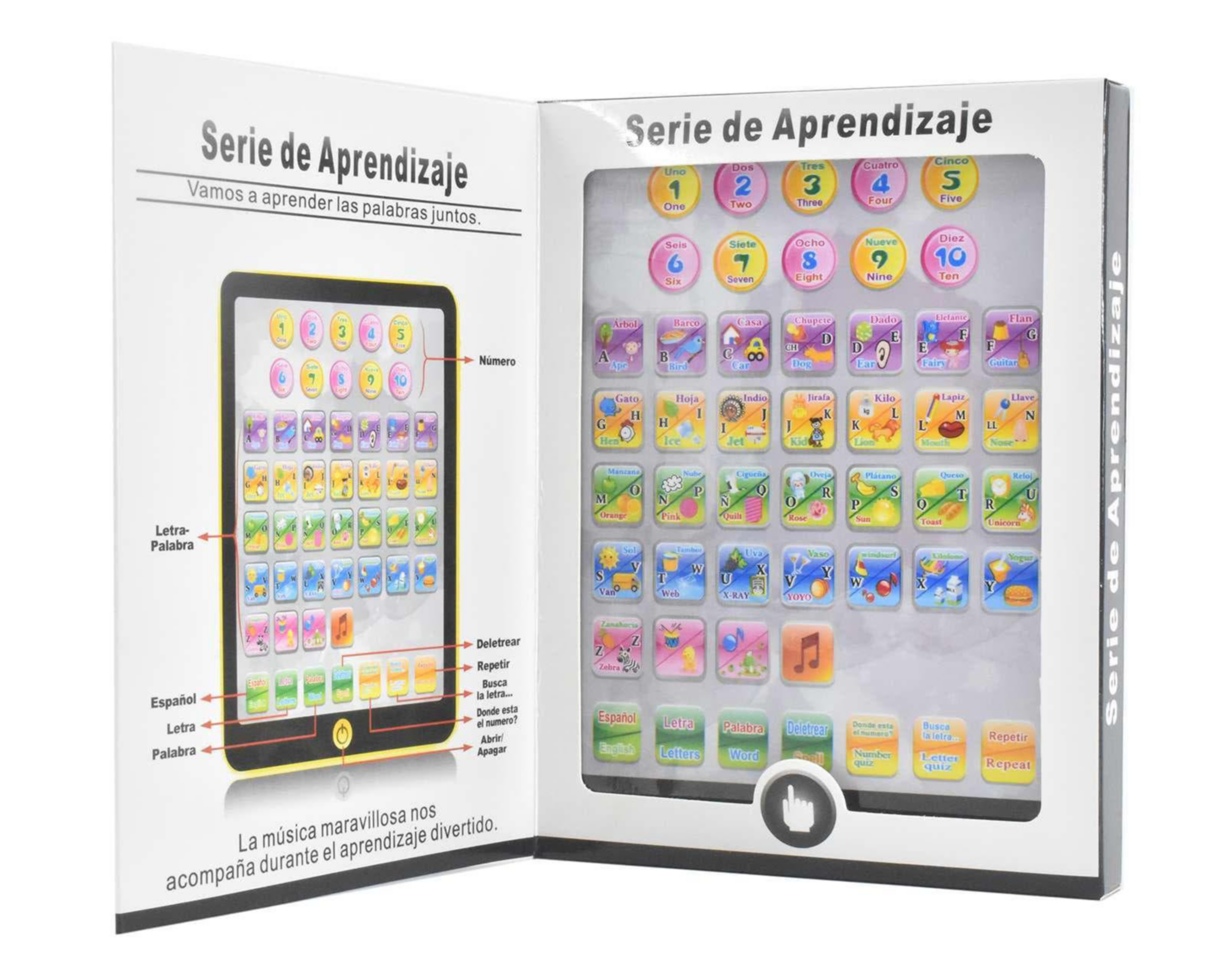 Foto 3 pulgar | Tablet Interactiva Baby Colors