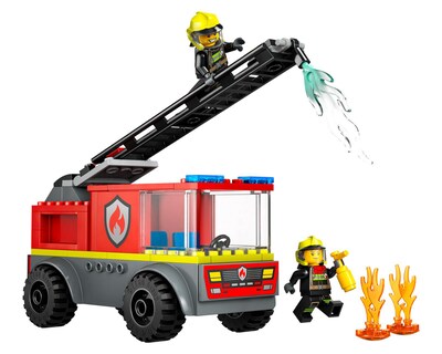 Foto 3 | LEGO City: Camión de Bomberos con Escalera