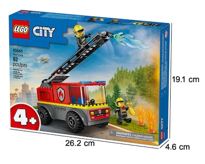 Foto 5 | LEGO City: Camión de Bomberos con Escalera