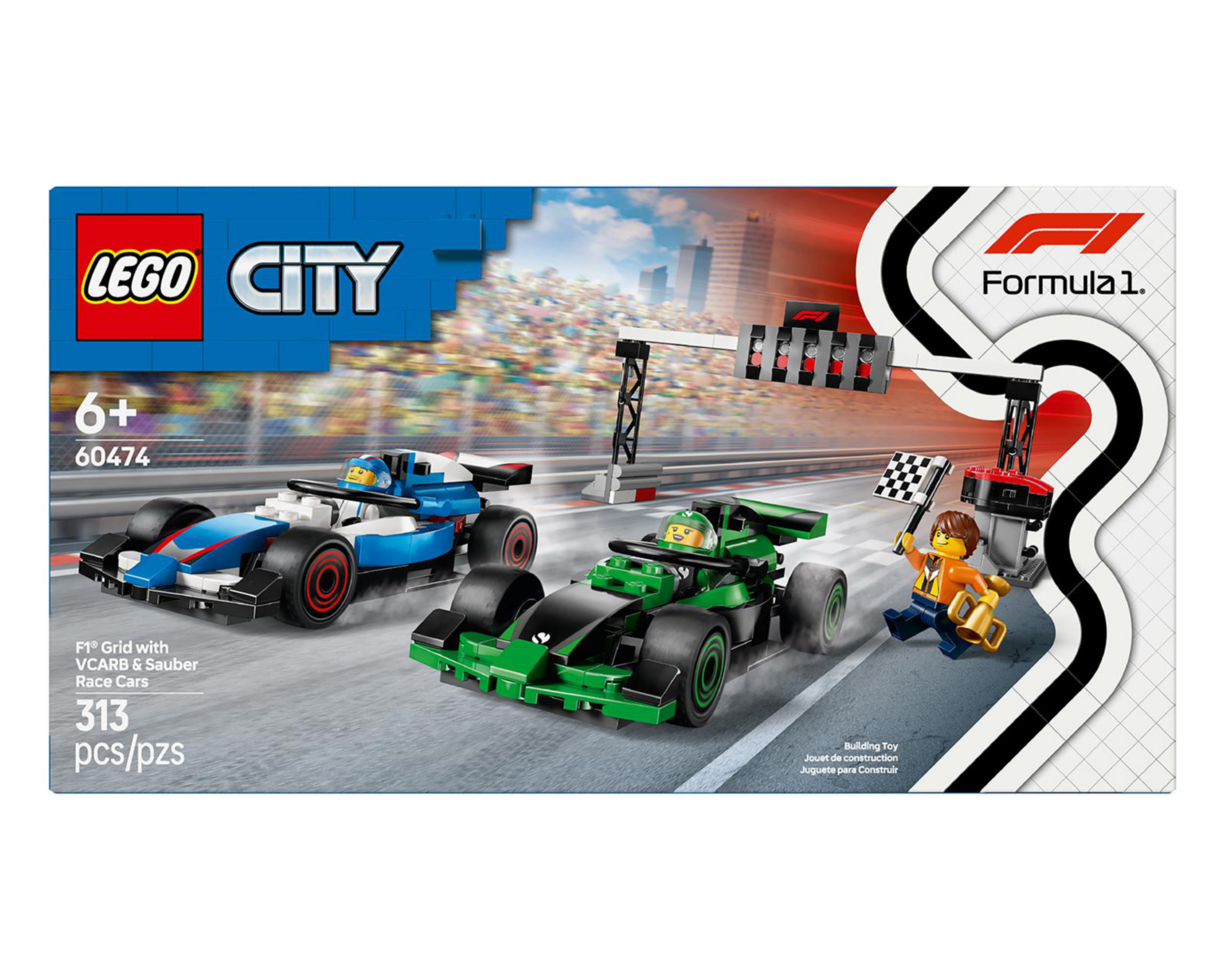 Foto 3 pulgar | LEGO City: Parrilla de F1 con Coches de Carreras VCARB y Sauber