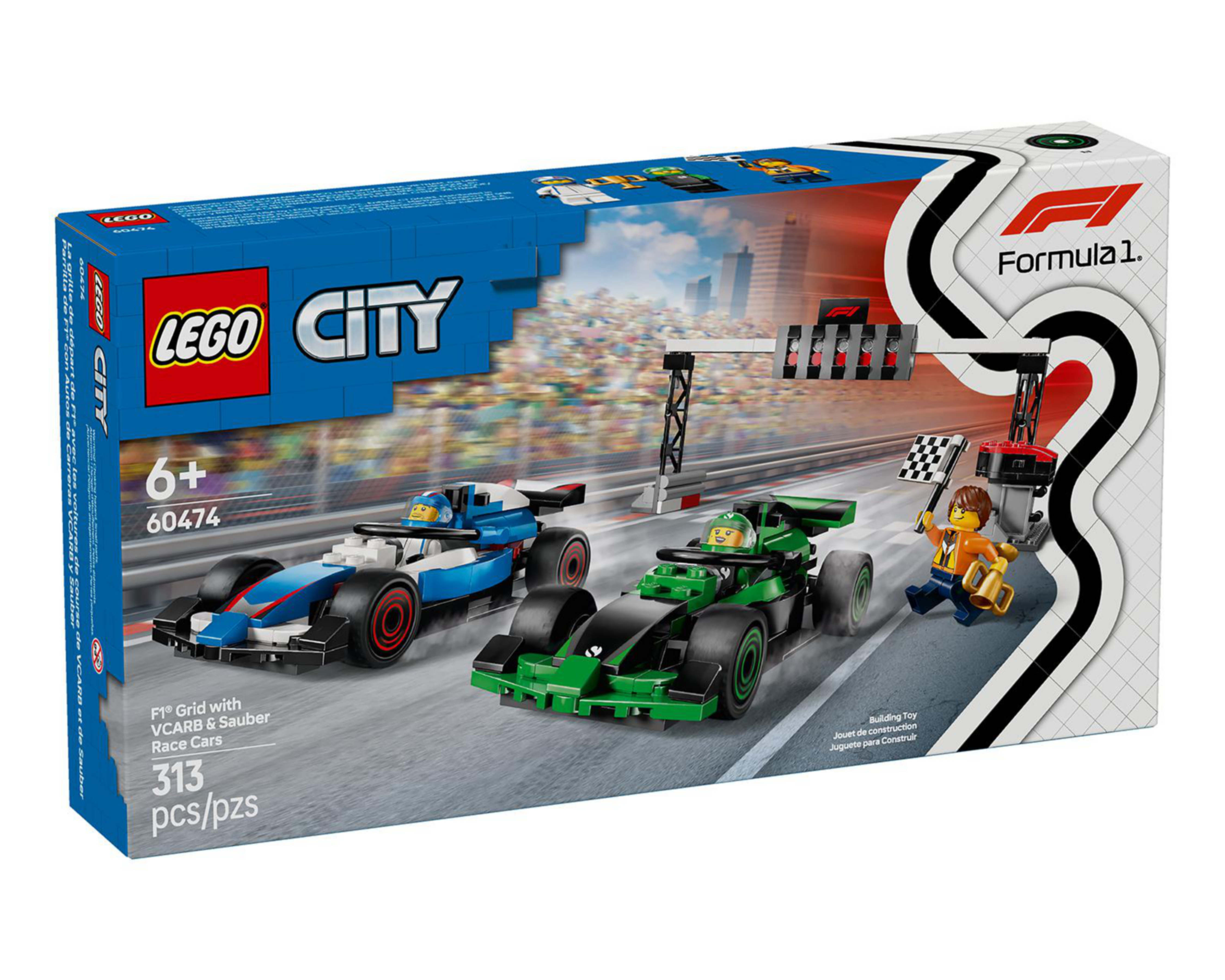 Foto 5 pulgar | LEGO City: Parrilla de F1 con Coches de Carreras VCARB y Sauber