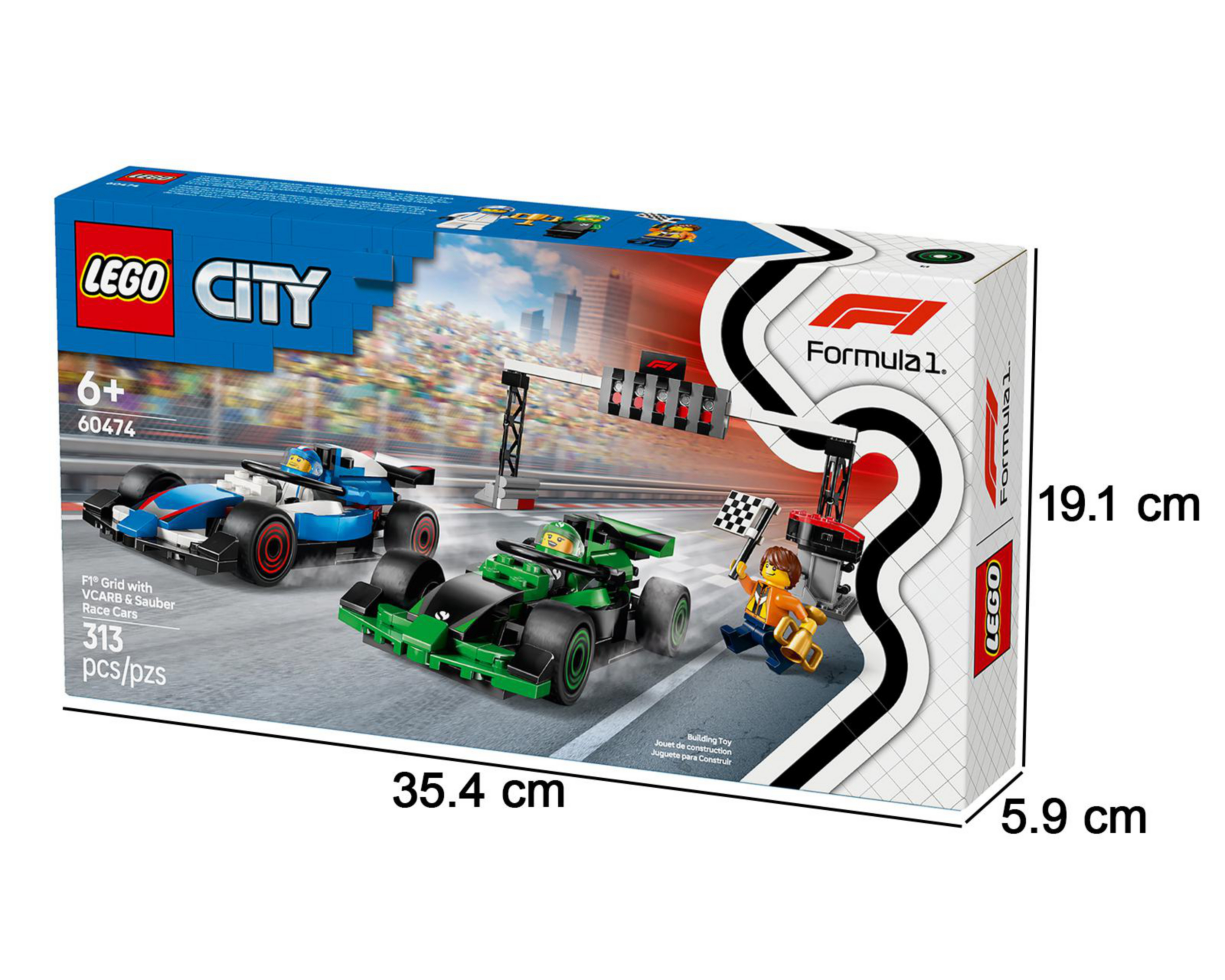 Foto 6 pulgar | LEGO City: Parrilla de F1 con Coches de Carreras VCARB y Sauber