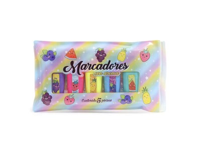 Foto 1 | Marcadores con Aroma (5 Piezas)
