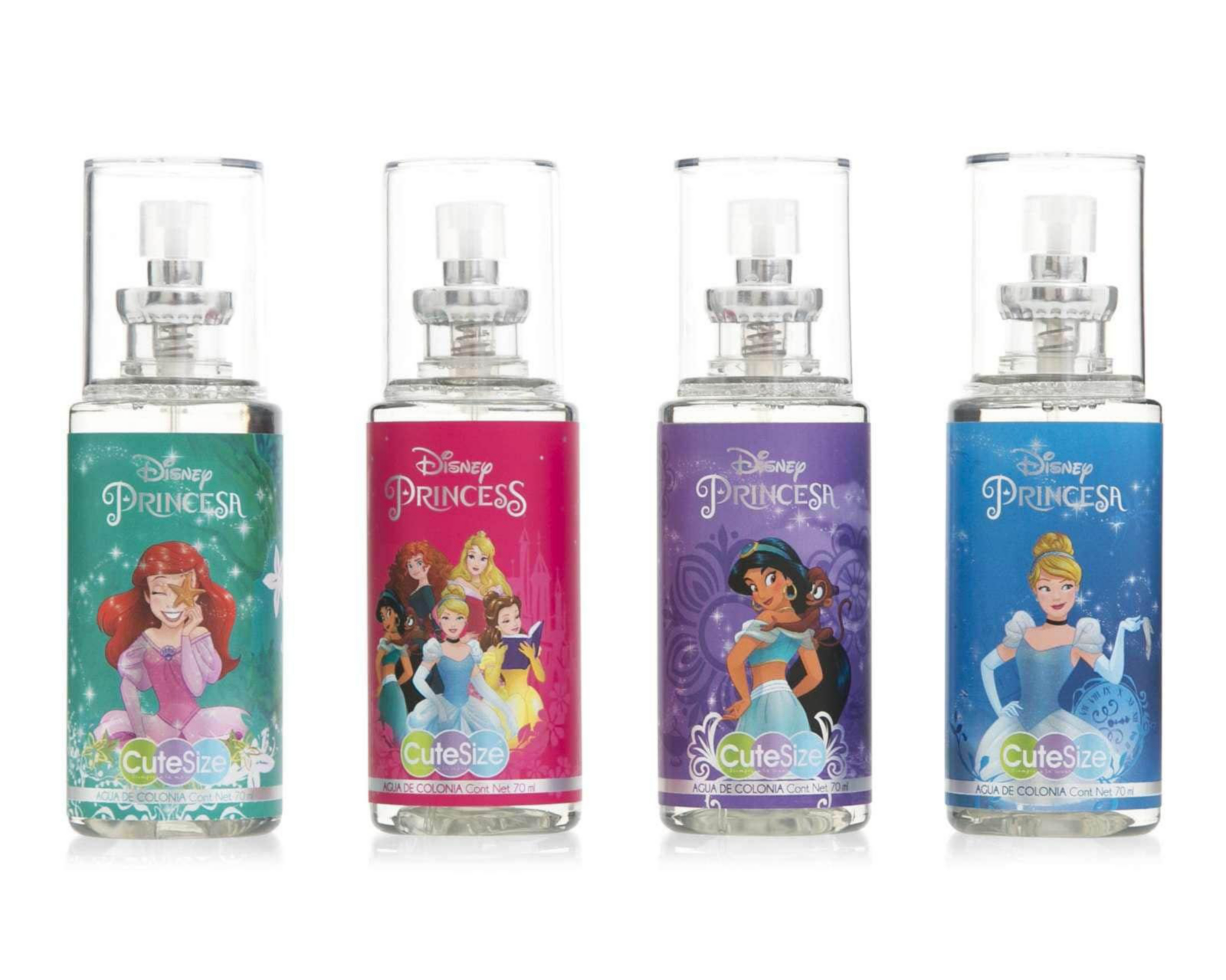 Estuche para Niña Disney Princess 4 Piezas