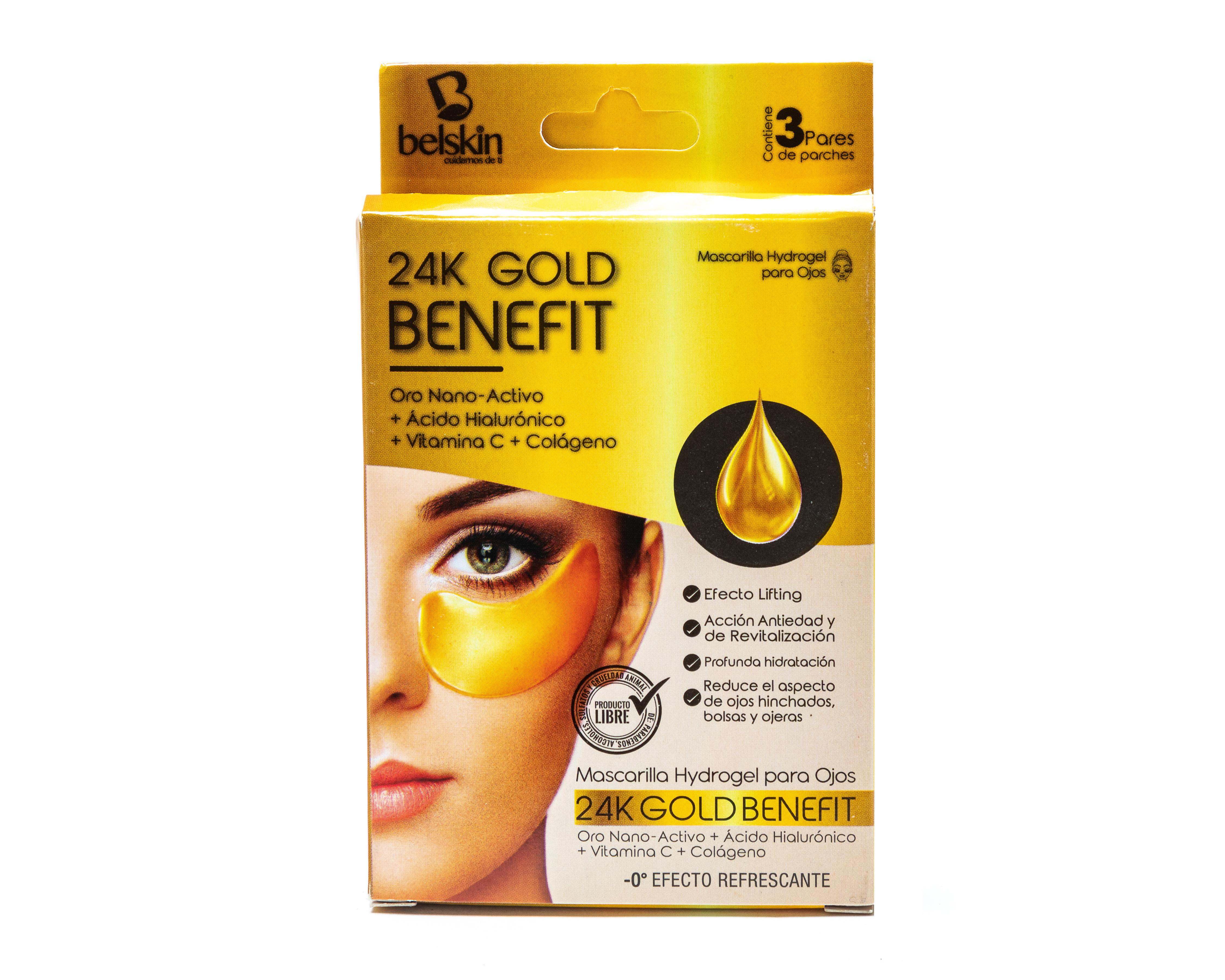 Foto 2 pulgar | Mascarilla para Ojos Belskin 24K Gold Pads