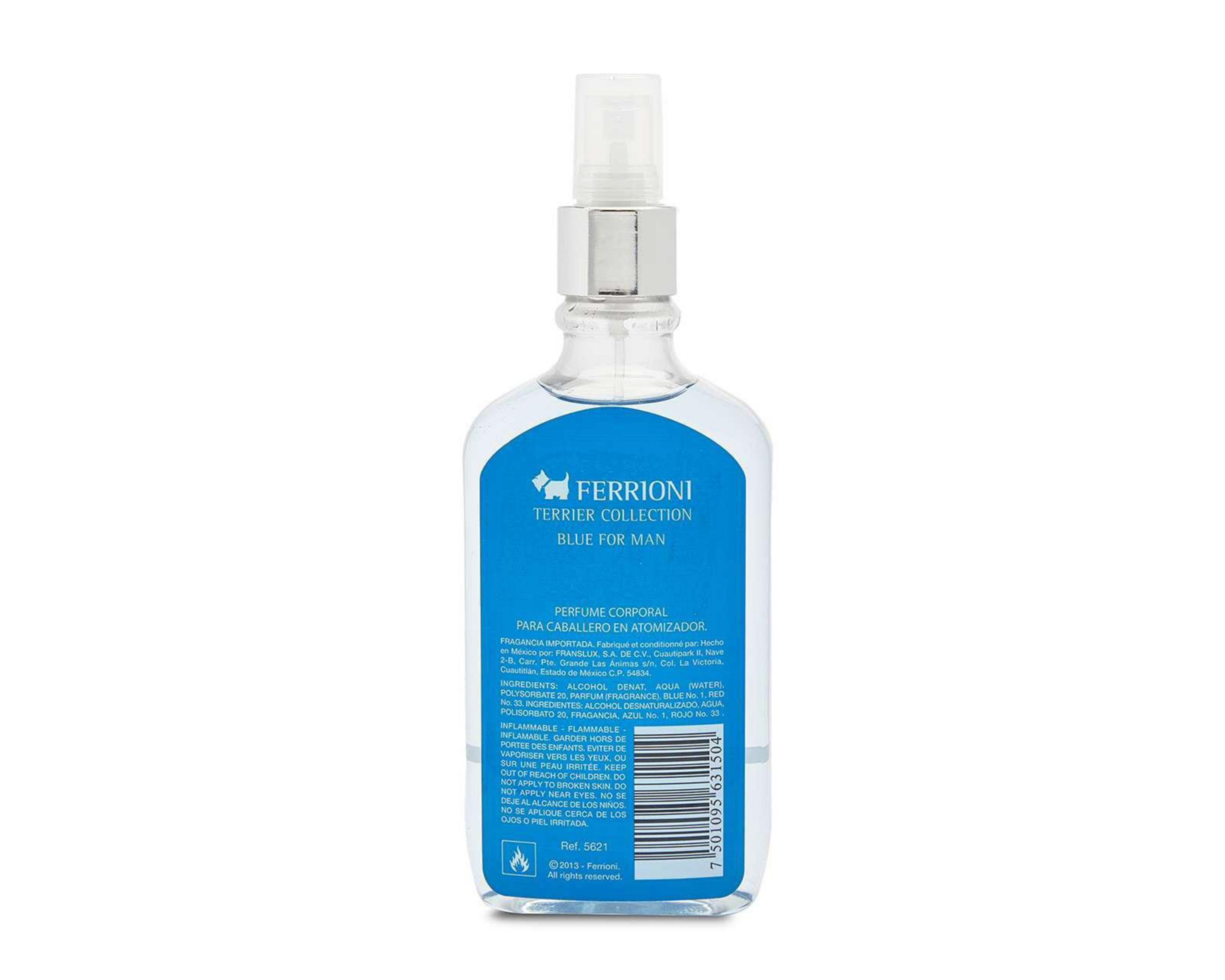 Foto 3 pulgar | Body Spray Ferrioni - Blue