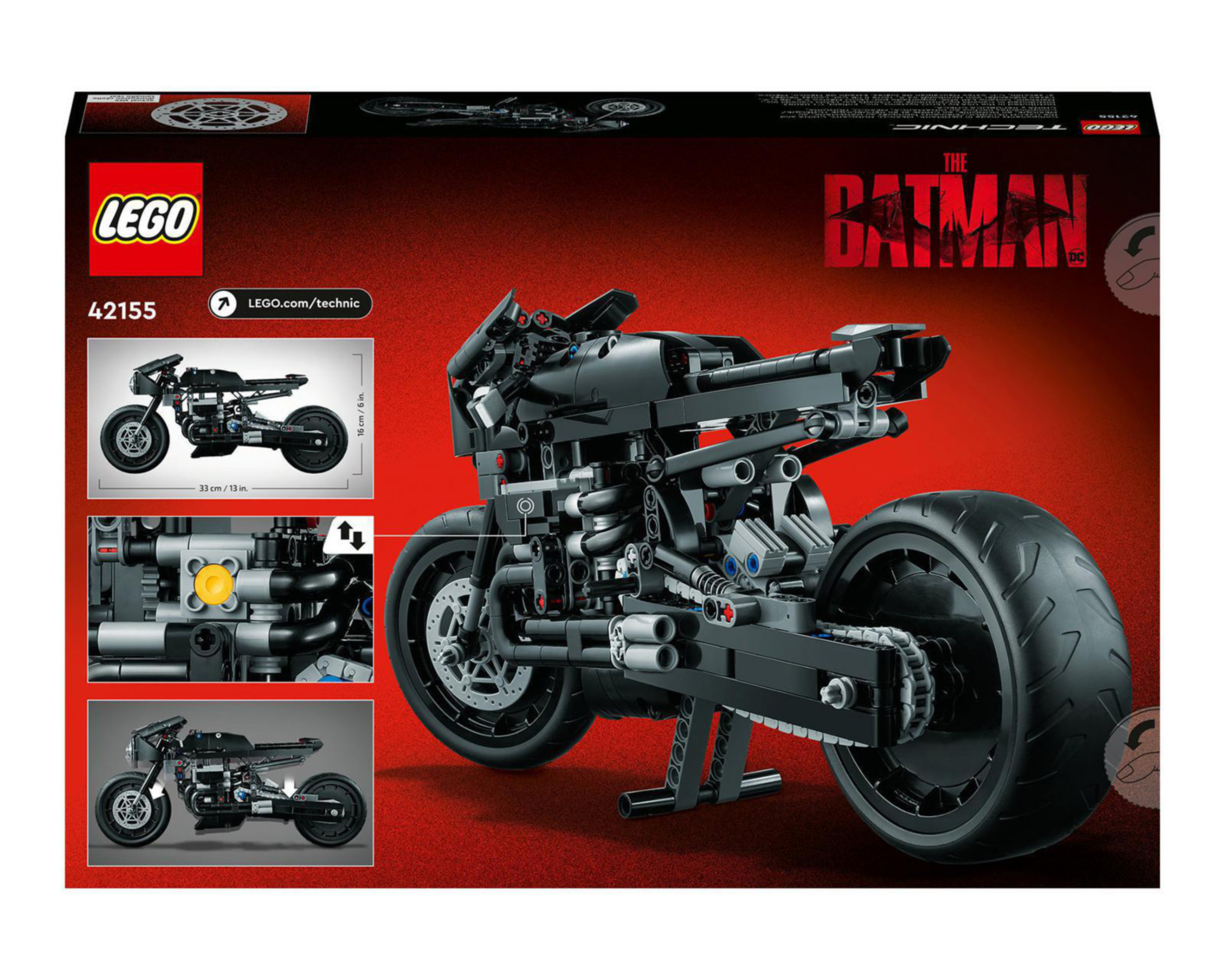 Foto 10 pulgar | LEGO Technic The Batman: Batimoto