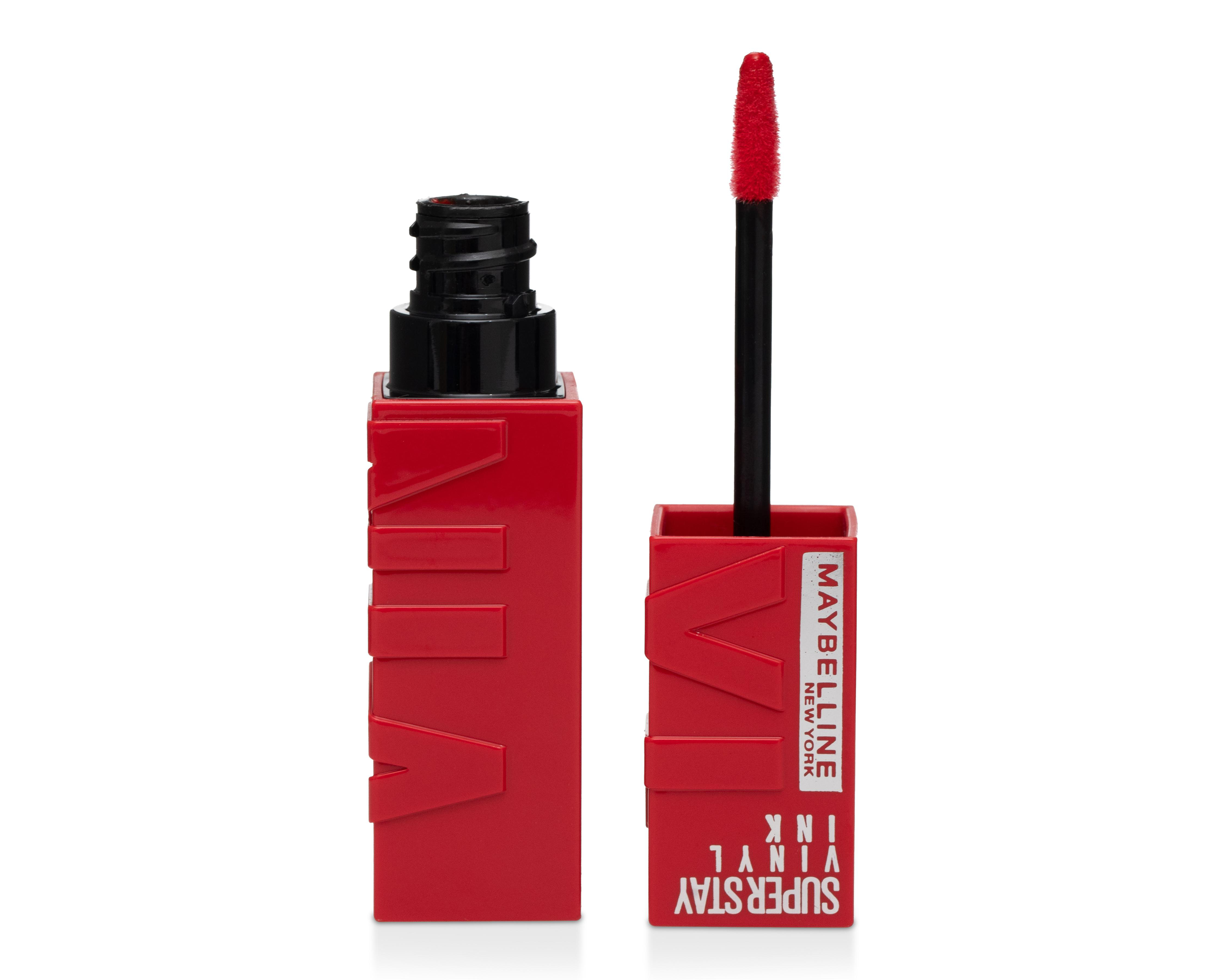 Foto 3 pulgar | Labial Líquido Maybelline SuperStay Vinyl Ink Red Hot 4.2 ml