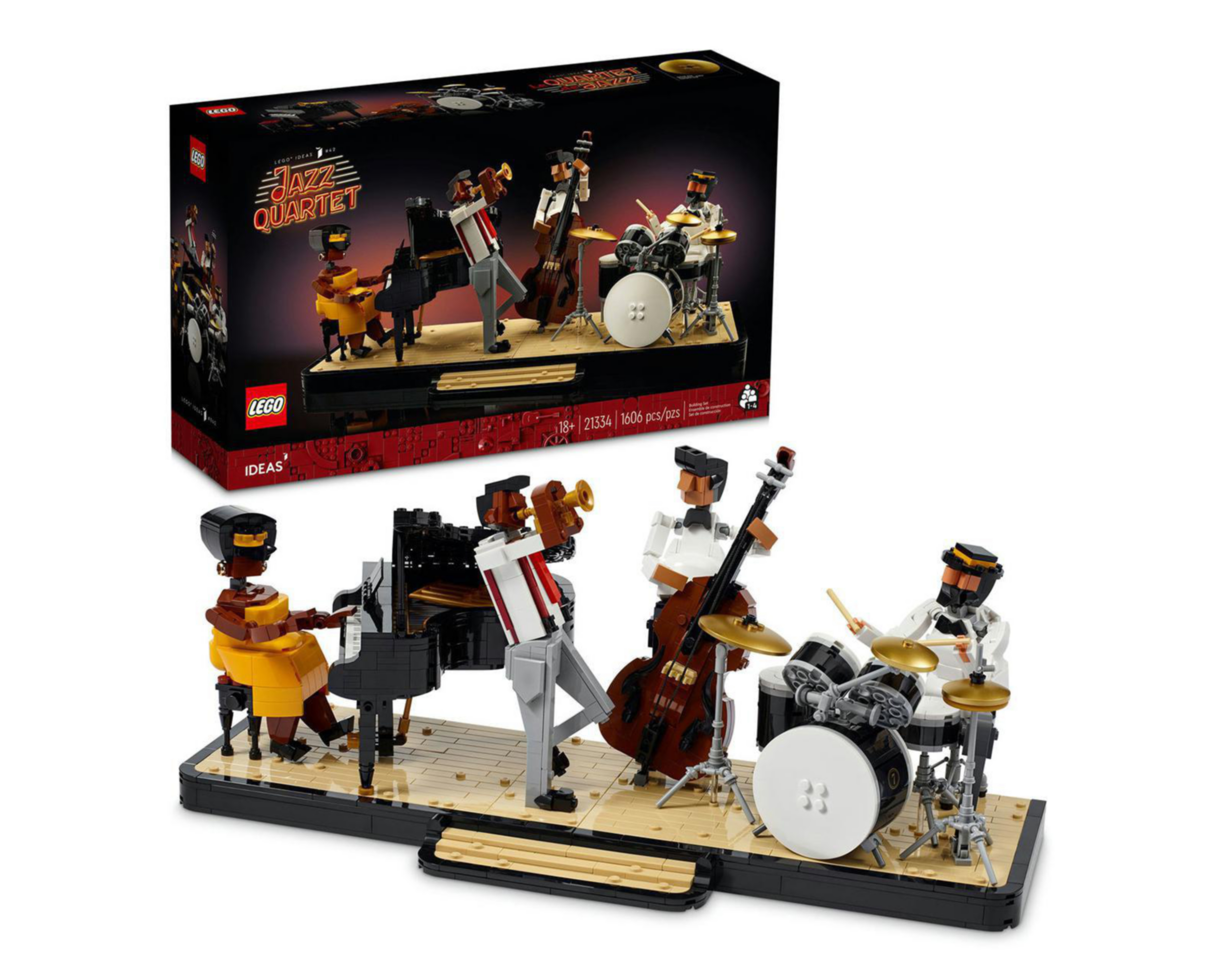 Foto 2 pulgar | LEGO Ideas: Cuarteto de Jazz