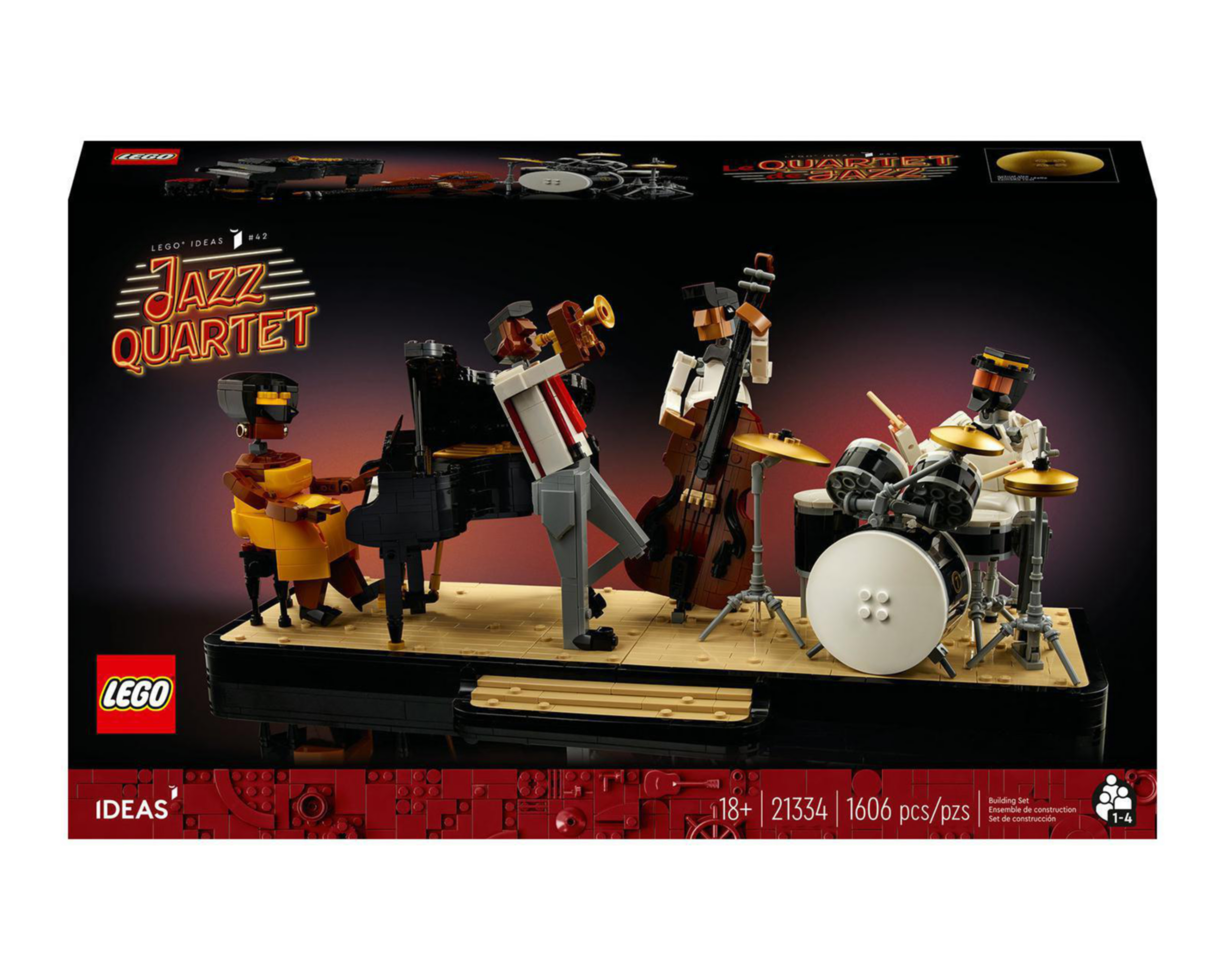 Foto 3 pulgar | LEGO Ideas: Cuarteto de Jazz