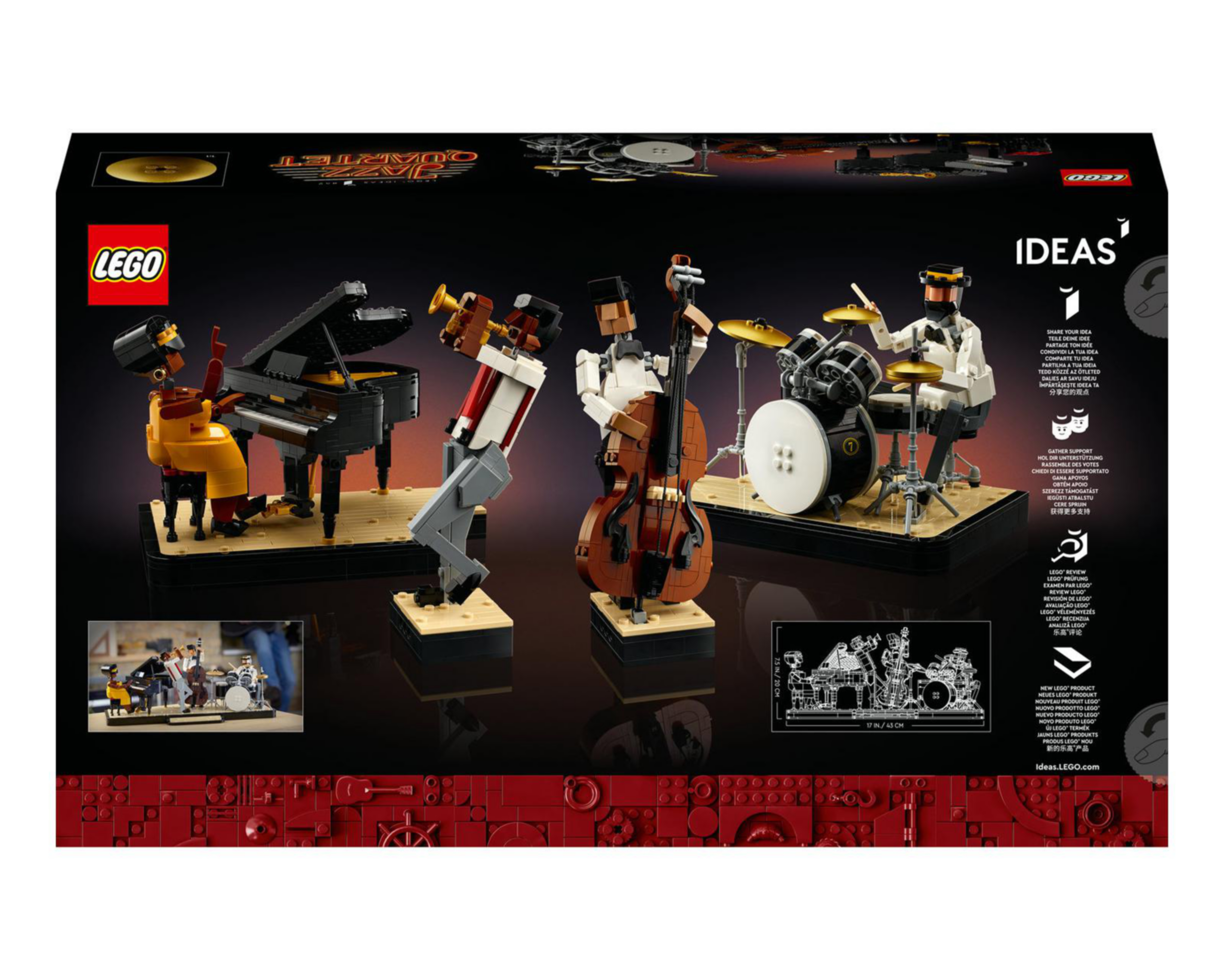 Foto 10 pulgar | LEGO Ideas: Cuarteto de Jazz
