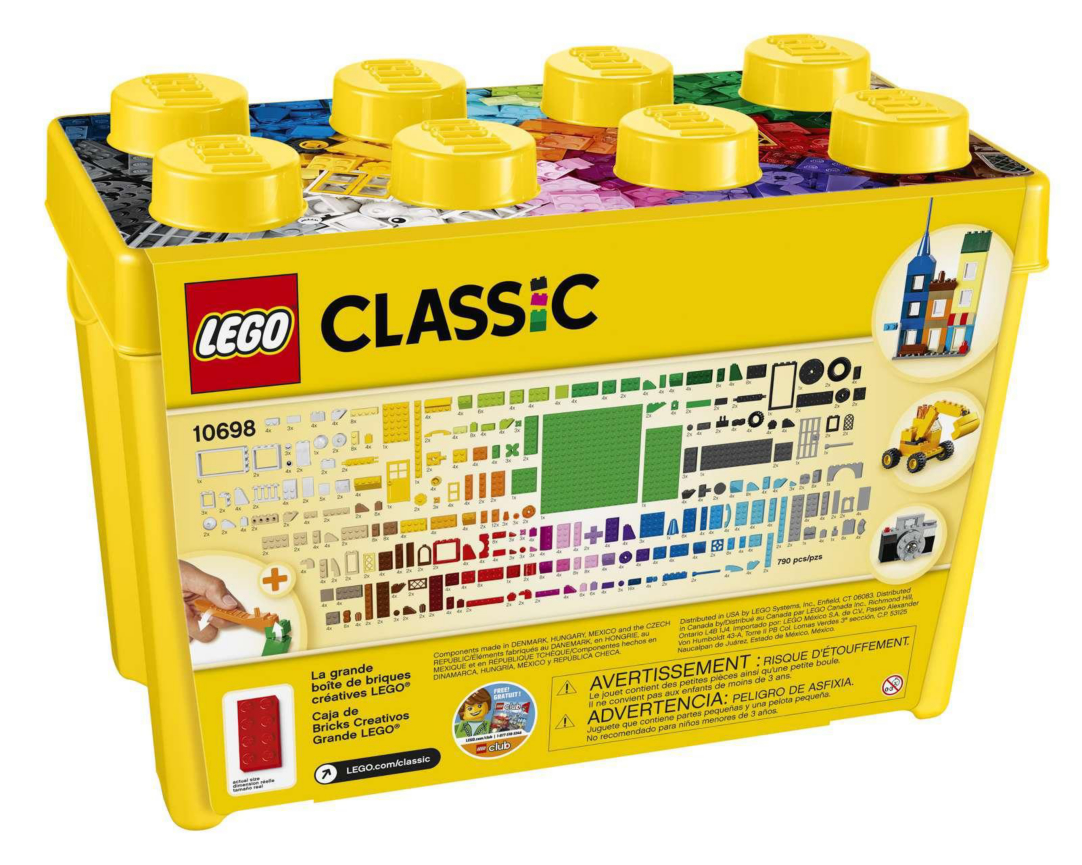 Foto 3 pulgar | LEGO Classic: Caja de Ladrillos Creativos Grande