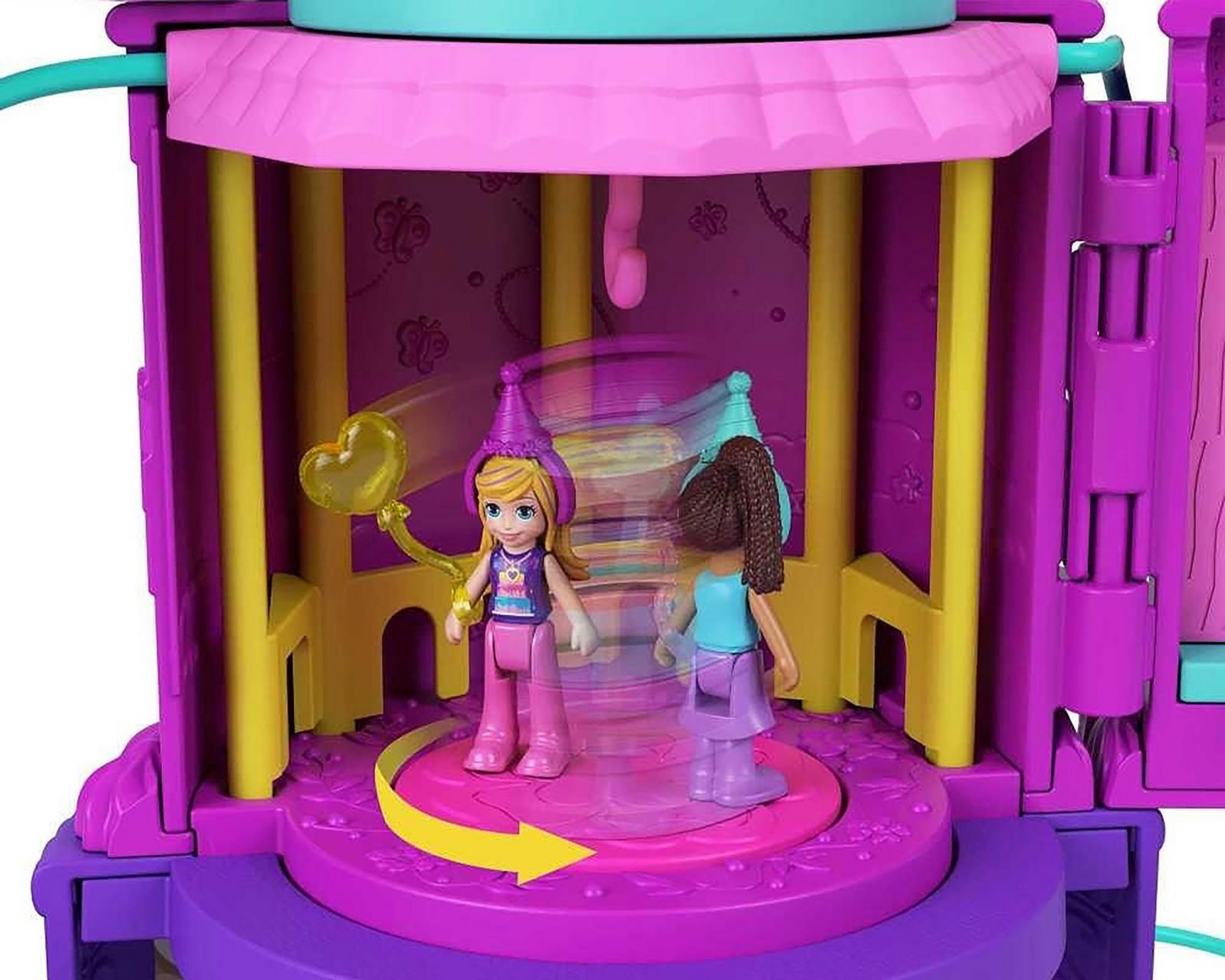 Foto 6 | Muñeca Polly Pocket Mundo Sorpresa Pastel de Cumpleaños