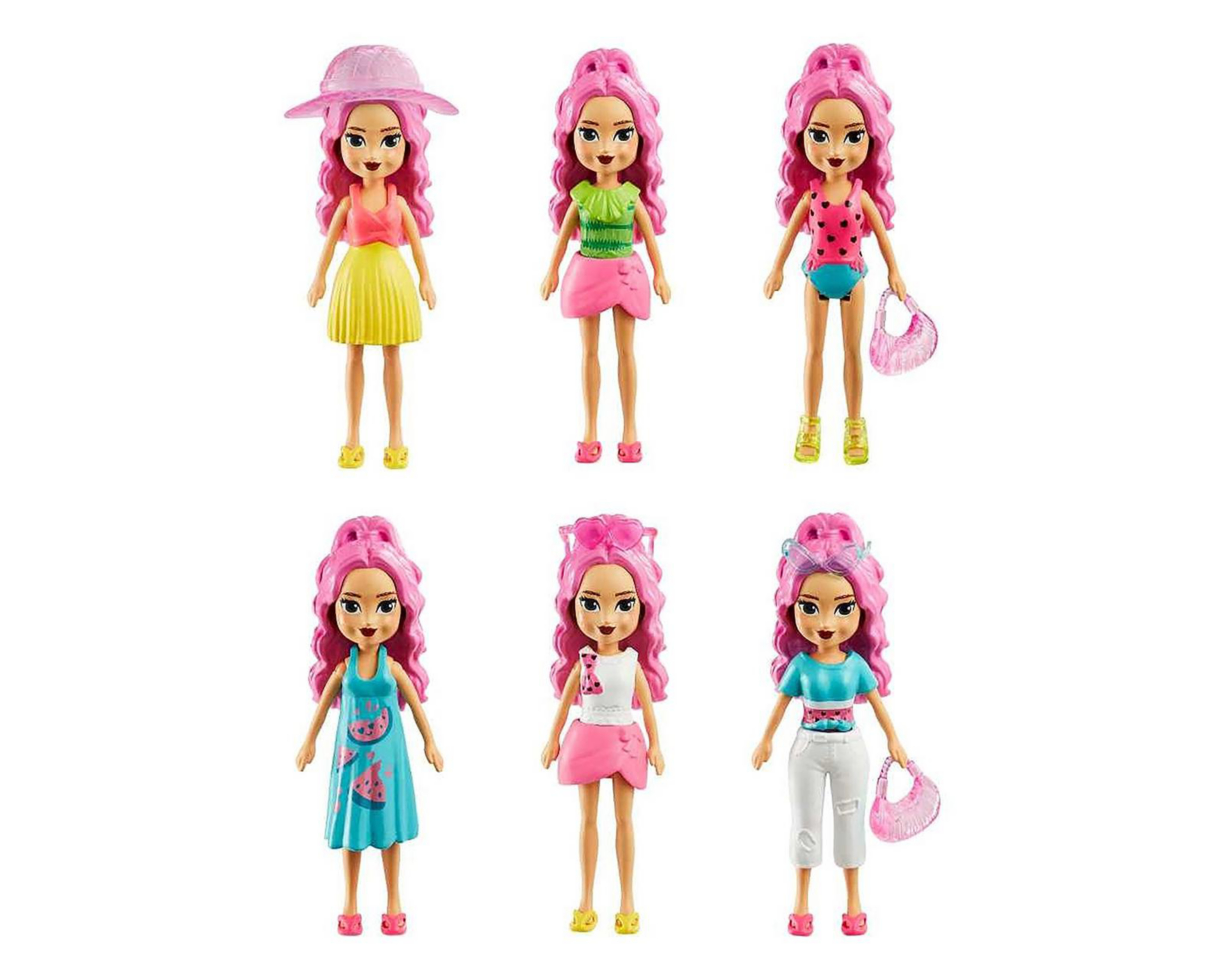 Foto 4 | Muñeca Polly Pocket Paquete de Modas Grande 1 Set