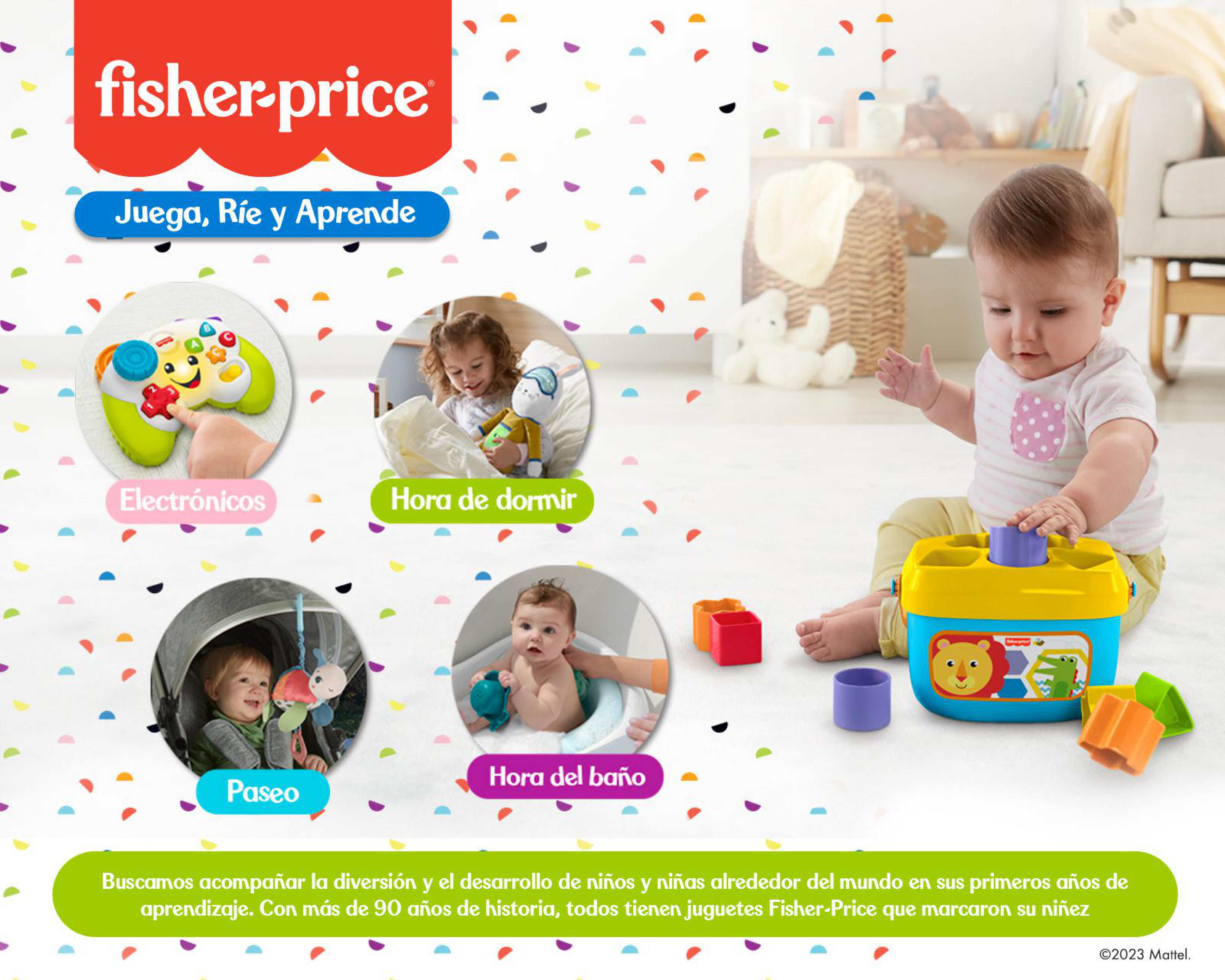 Foto 11 pulgar | Cubo de Animalitos Sorpresa Fisher Price
