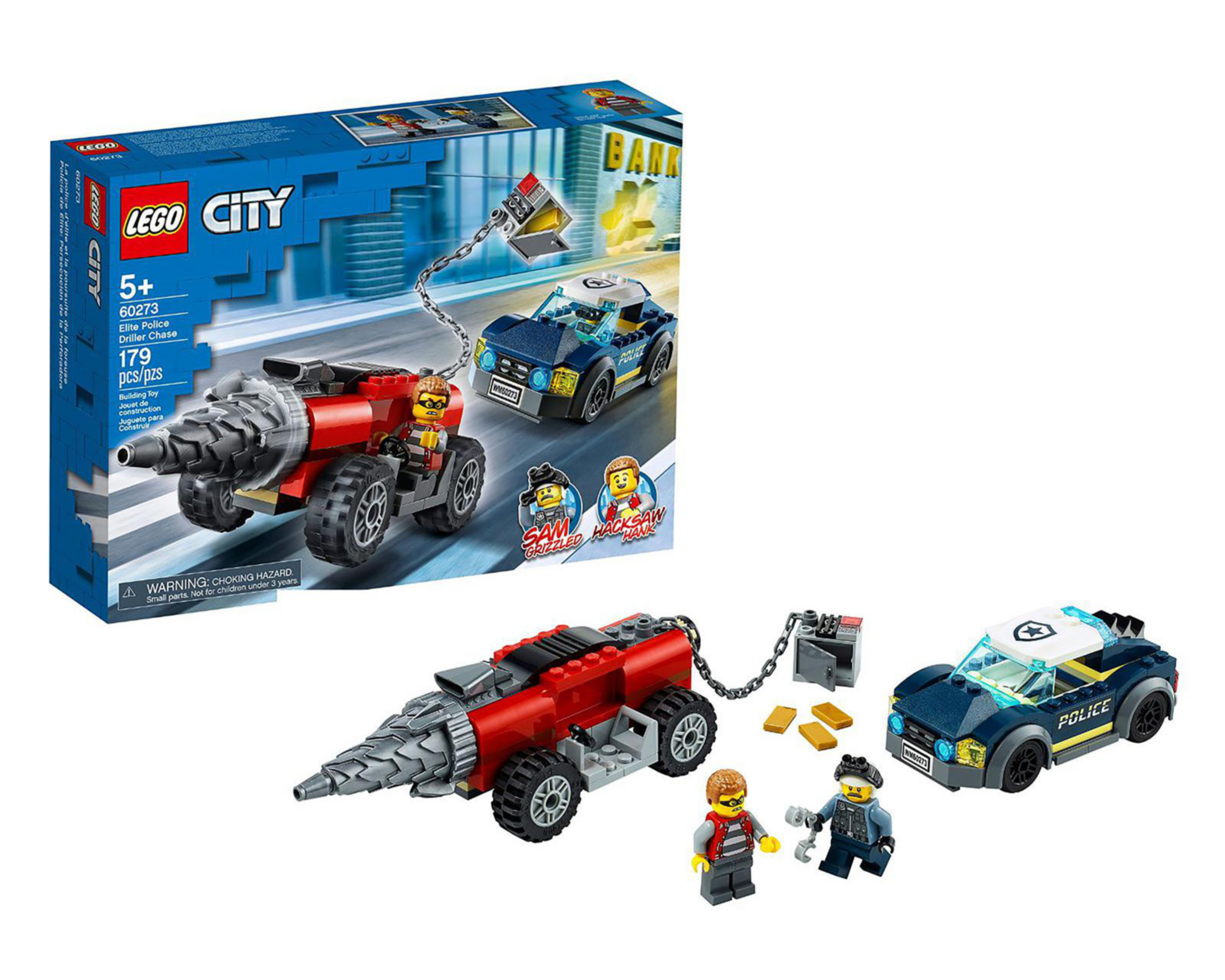 LEGO City Policía de Élite: Persecución de la Perforadora