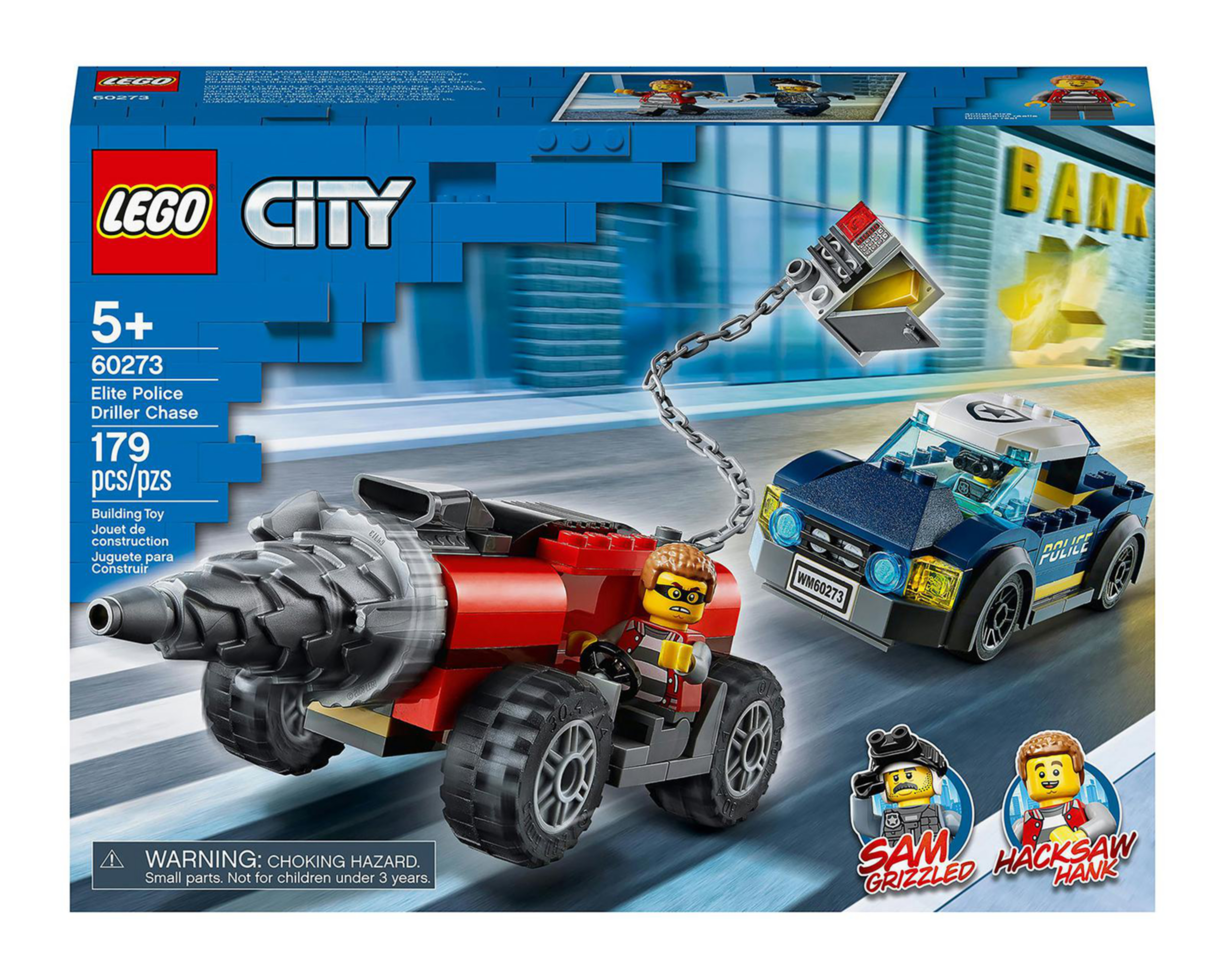 Foto 2 | LEGO City Policía de Élite: Persecución de la Perforadora