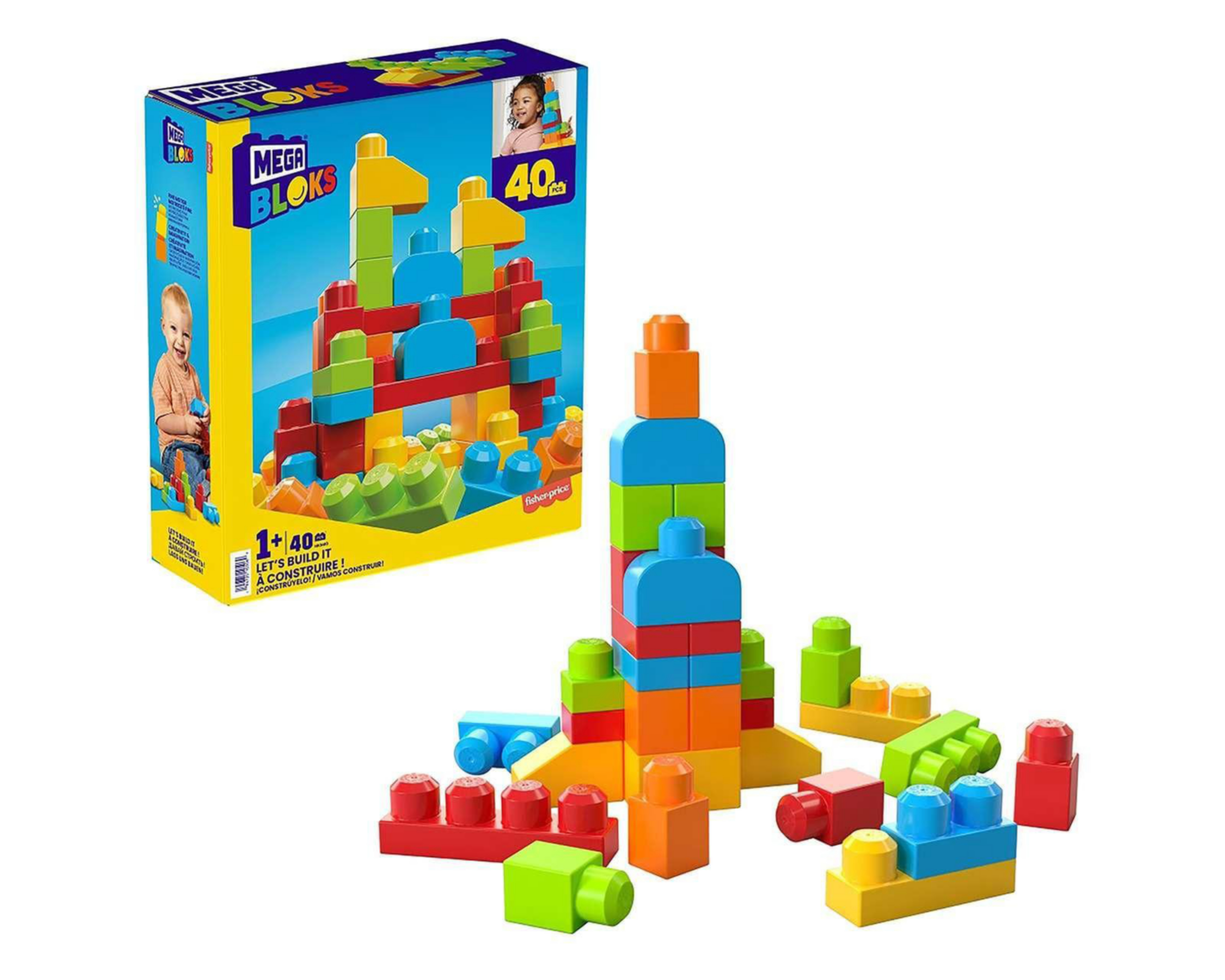 Bloques de Construcción Mega Bloks 40 Piezas