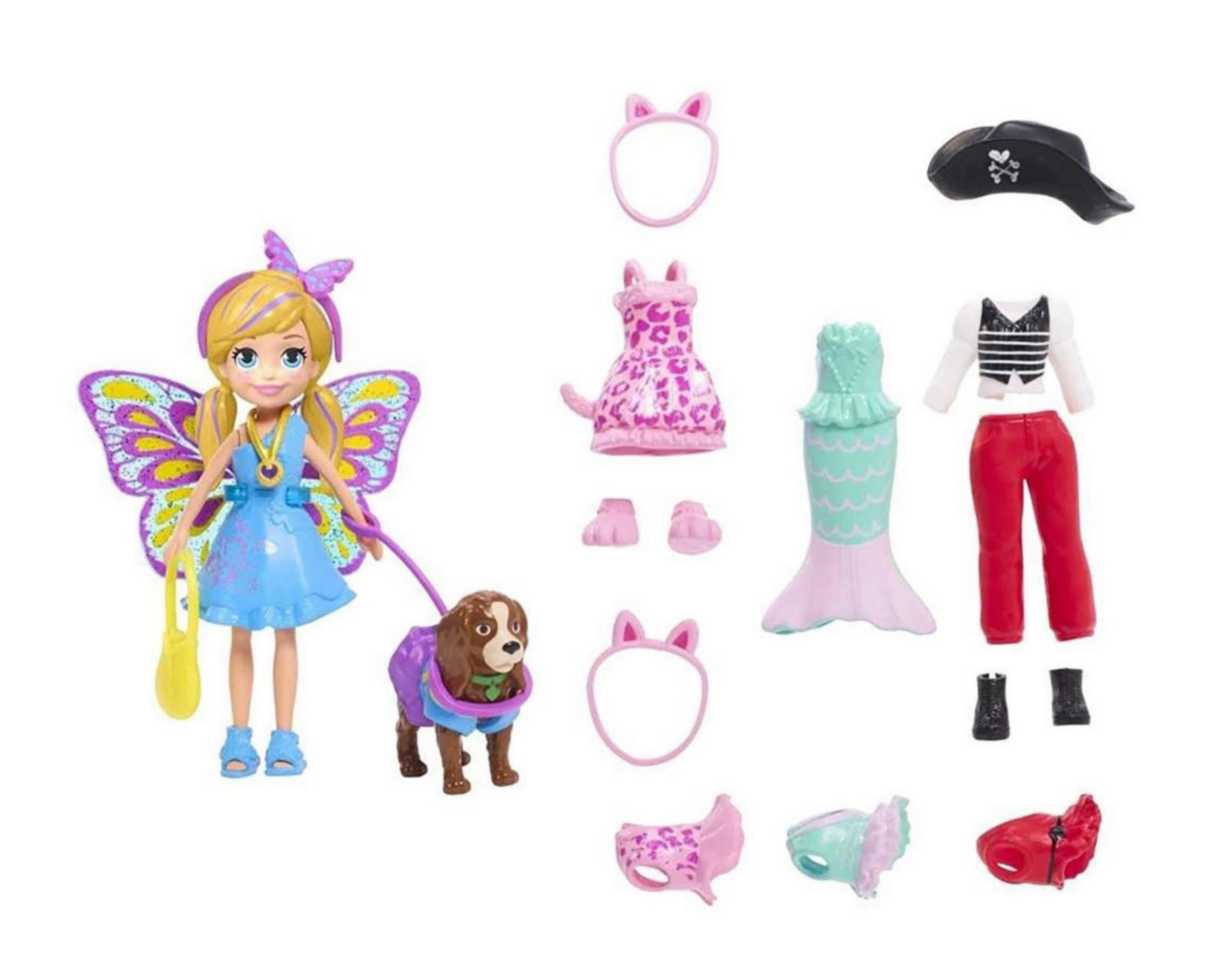 Muñeca Polly Pocket Set de Disfraces