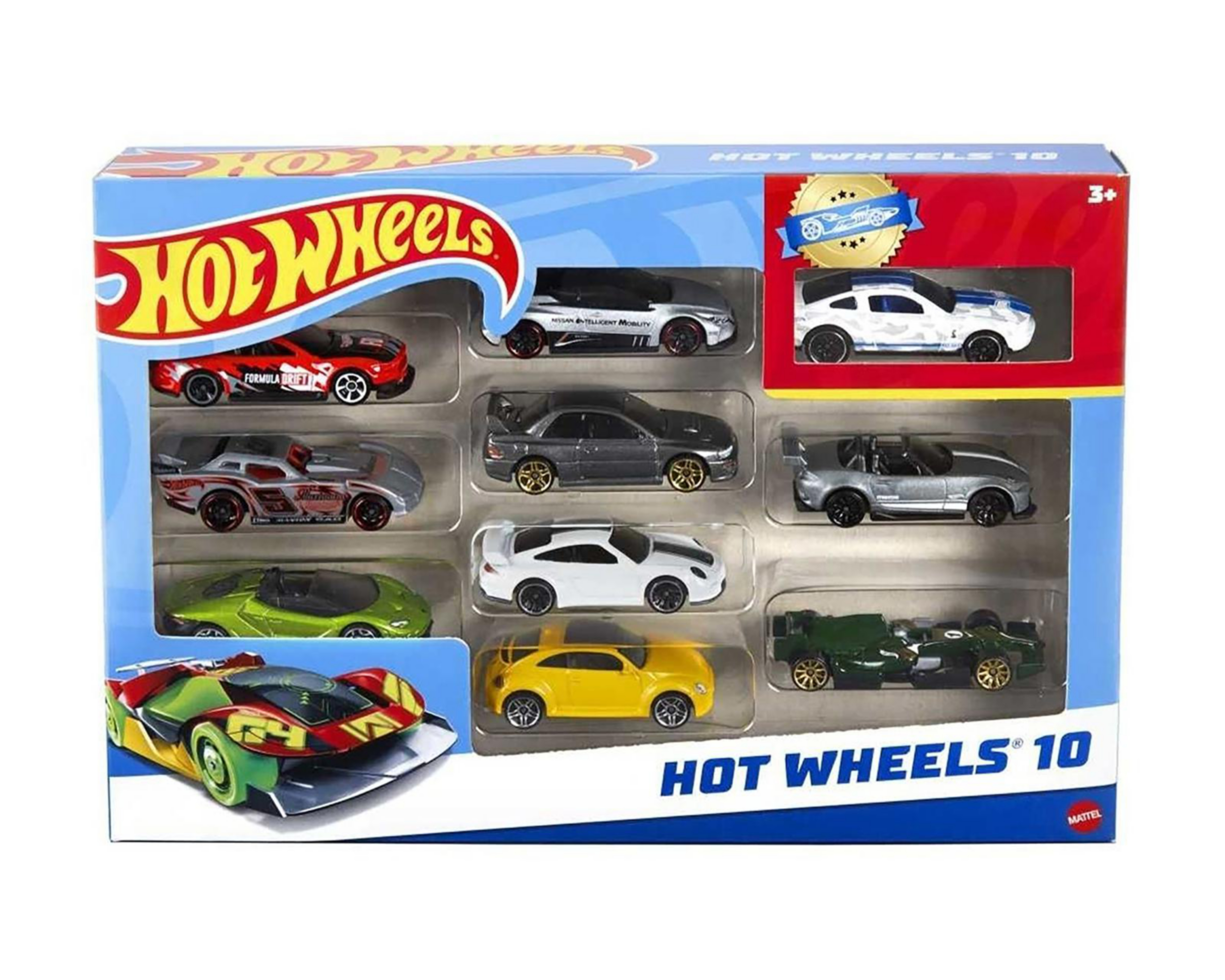 Foto 7 pulgar | Vehículos Clásicos Hot Wheels 10 Piezas