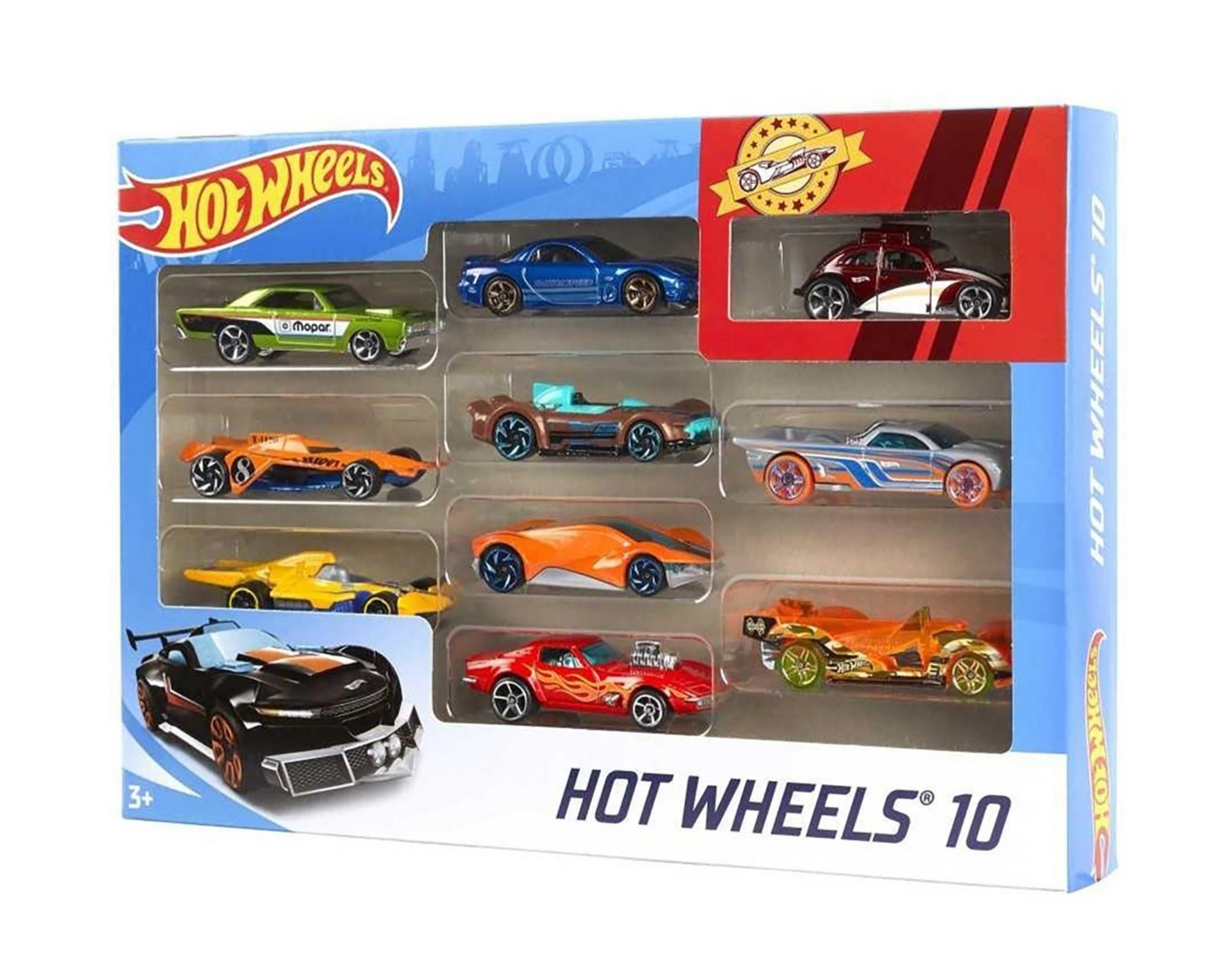 Foto 8 pulgar | Vehículos Clásicos Hot Wheels 10 Piezas