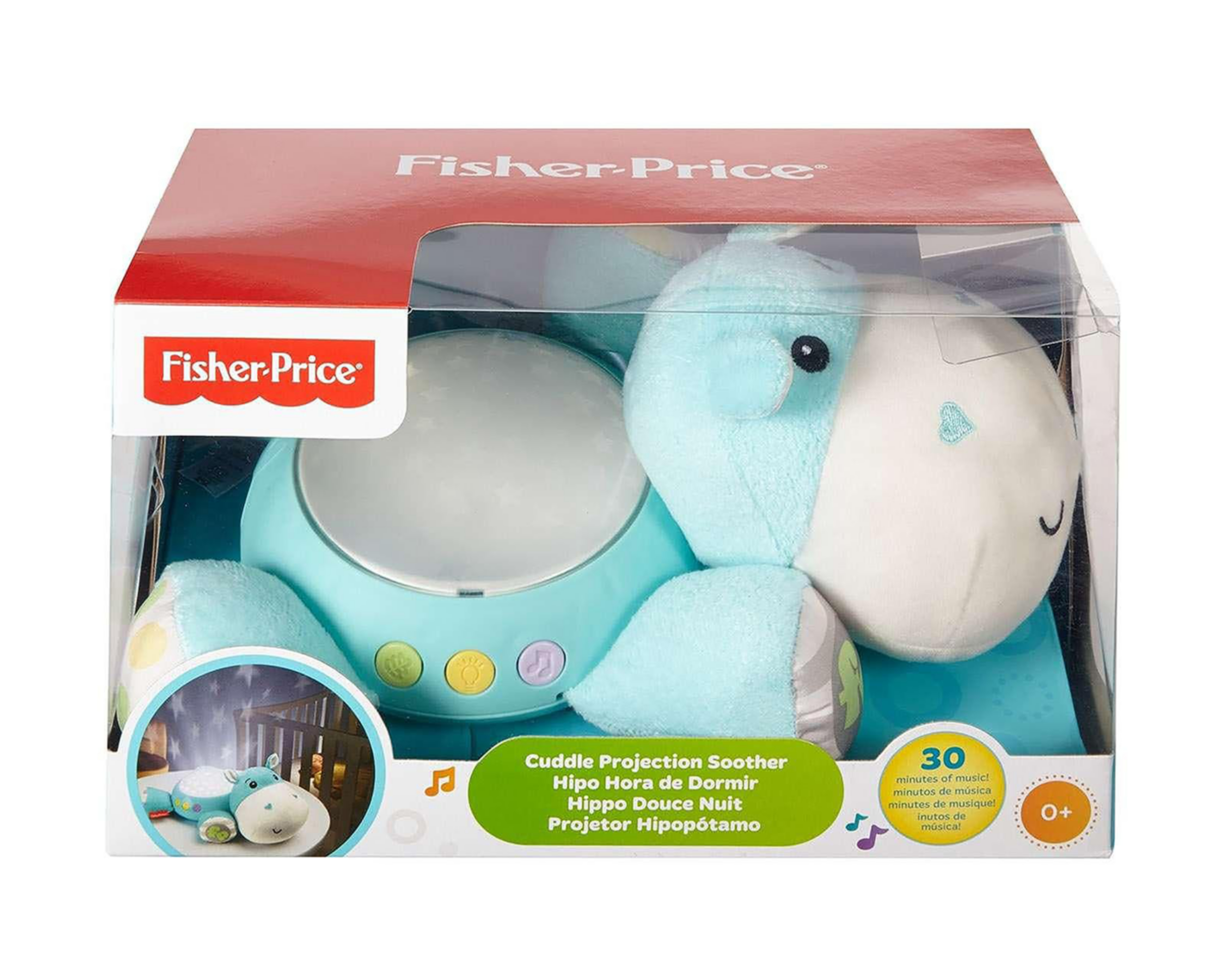 Foto 7 | Hipopótamo Hora de Dormir Fisher Price