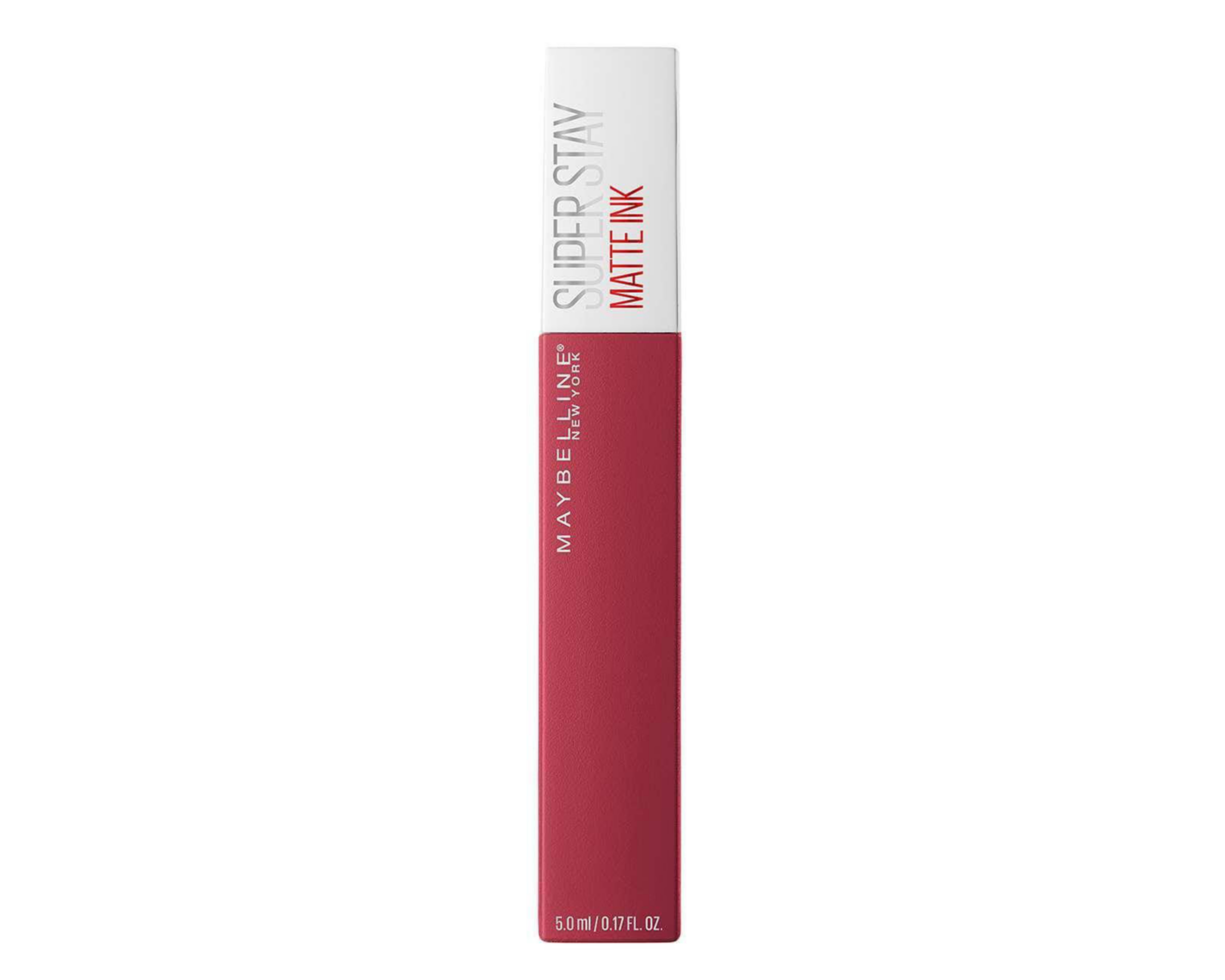 Foto 2 pulgar | Labial Líquido Maybelline SuperStay Matte Ink tono Ruler 80 Rojo