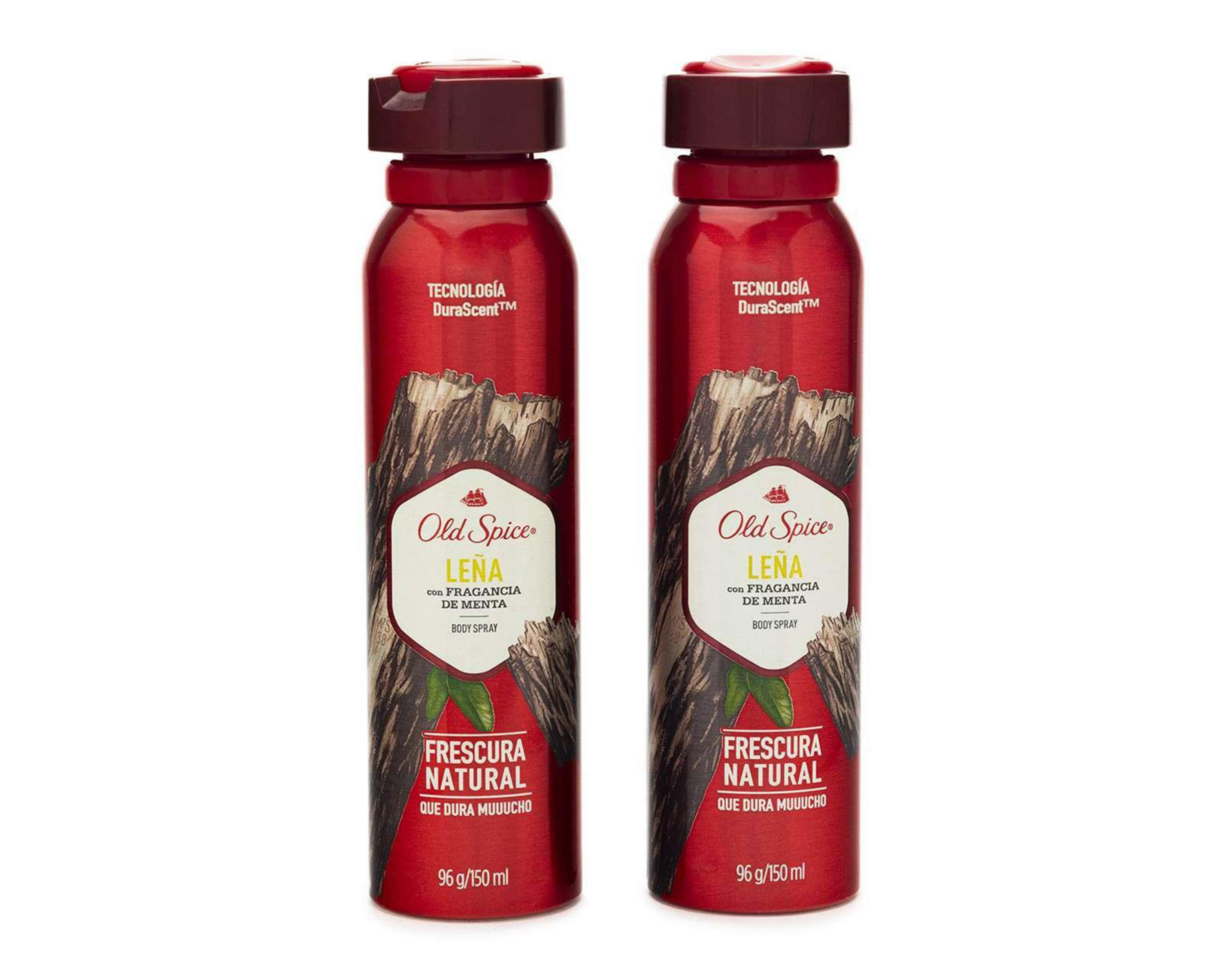 Foto 3 pulgar | Deshodorante Body Spray Old Spice Leña 150 ml (2 Piezas)