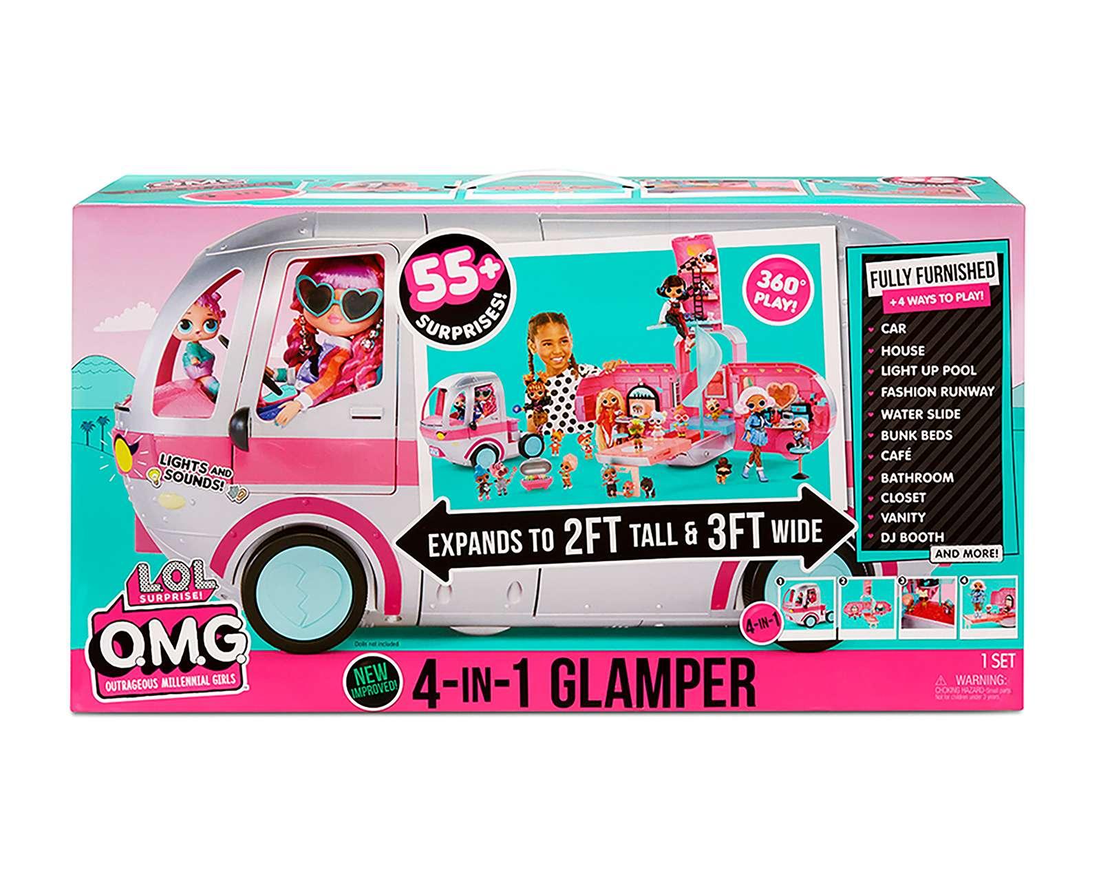 Foto 7 | Vehículo L.O.L. Surprise! OMG Glamper 4 en 1