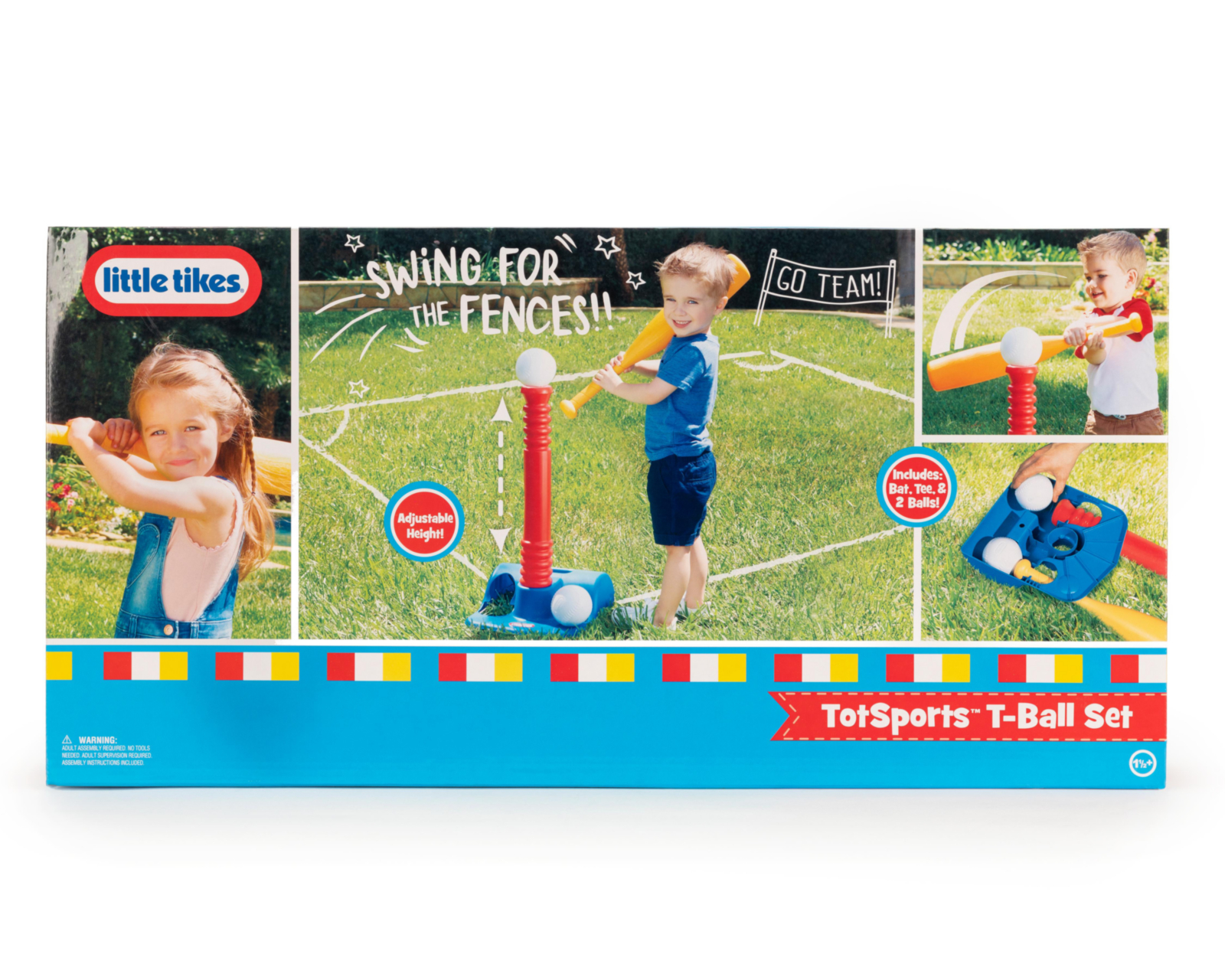 Juego de Beisbol Little Tikes Totsports T-Ball Set