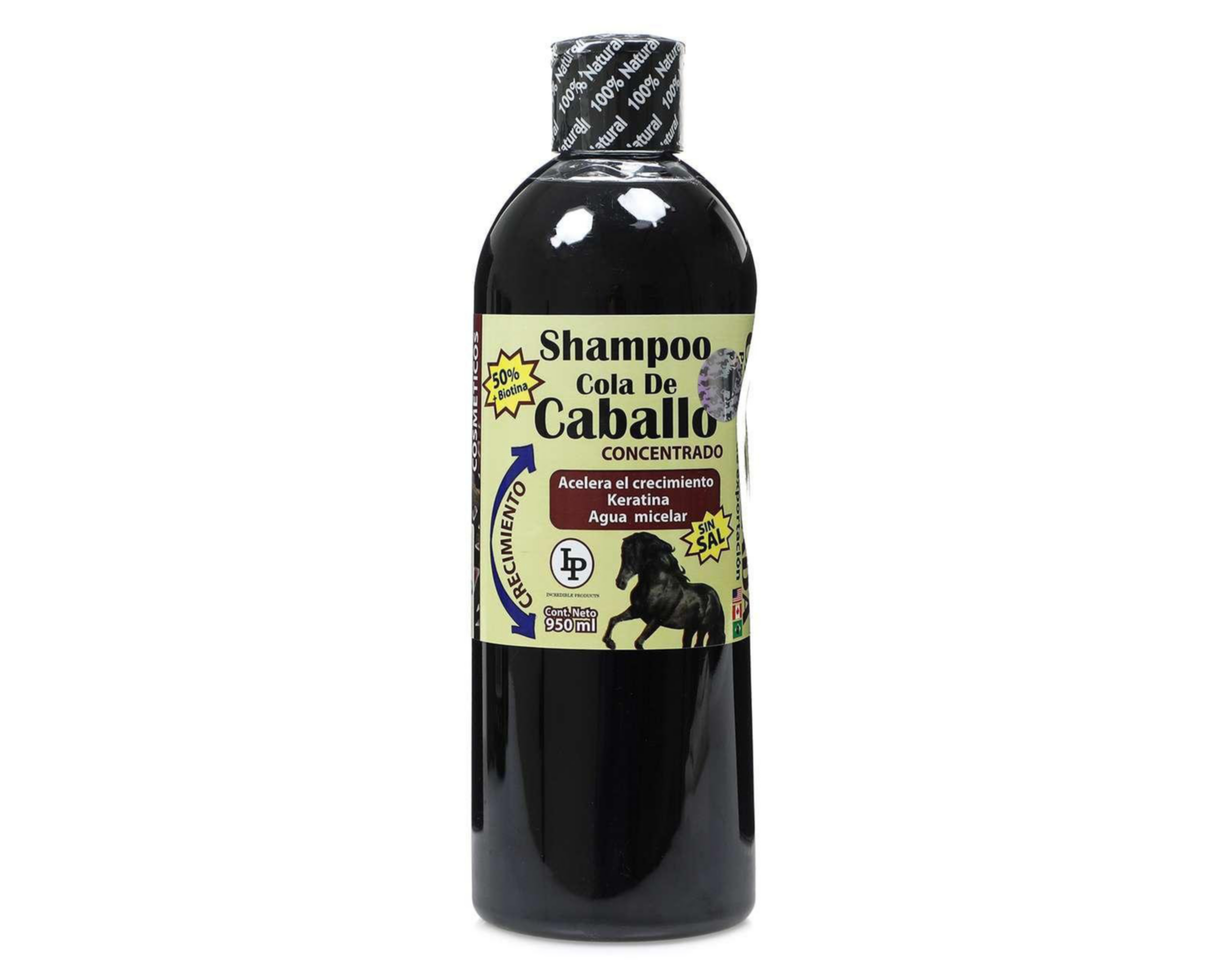 Shampoo Incredible Products Concentrado de Cola de Caballo 950 ml