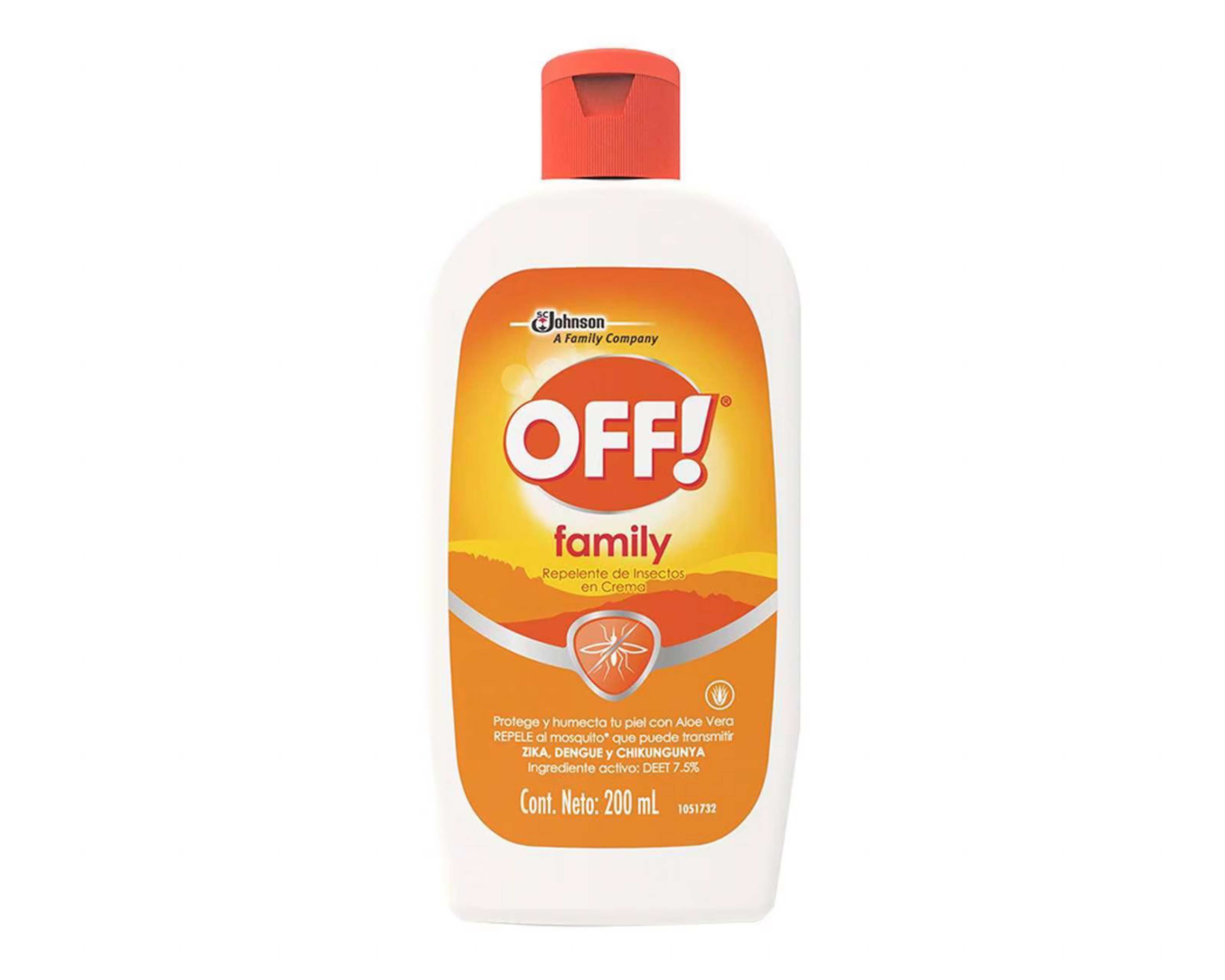 Repelente de Insectos OFF! Family en Crema 200 ml