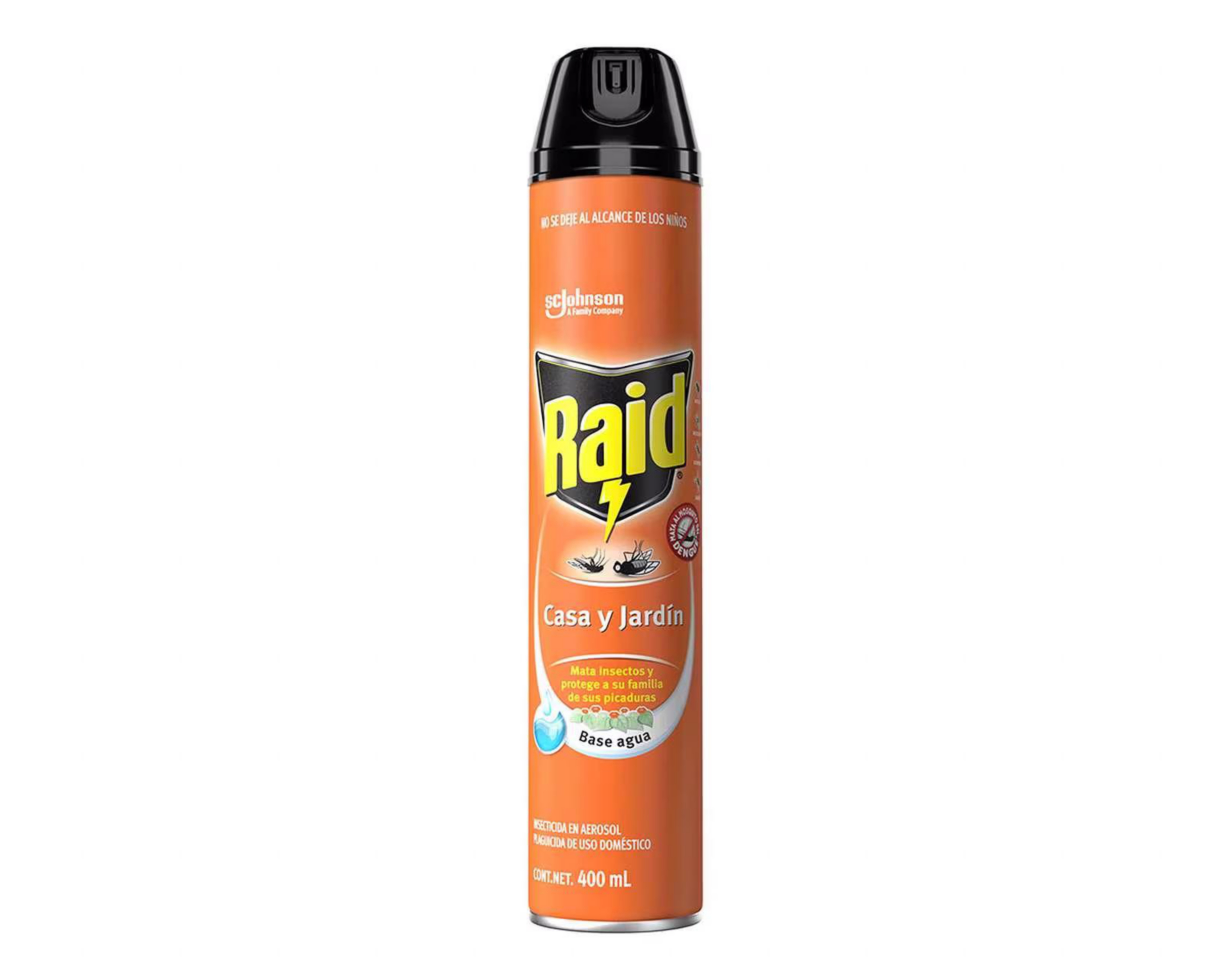 Insecticida Raid Casa y Jardín en Aerosol 400 ml $79