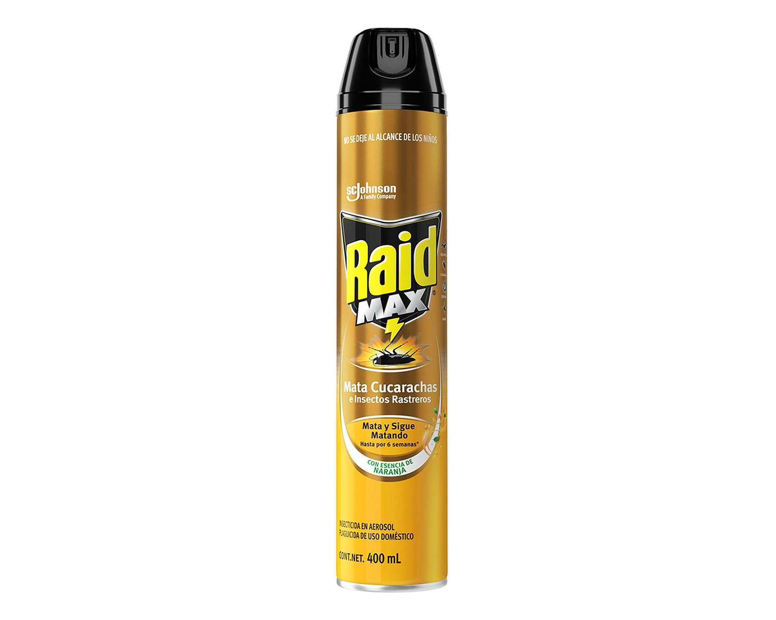 Insecticida Raid Max en Aerosol 400 ml