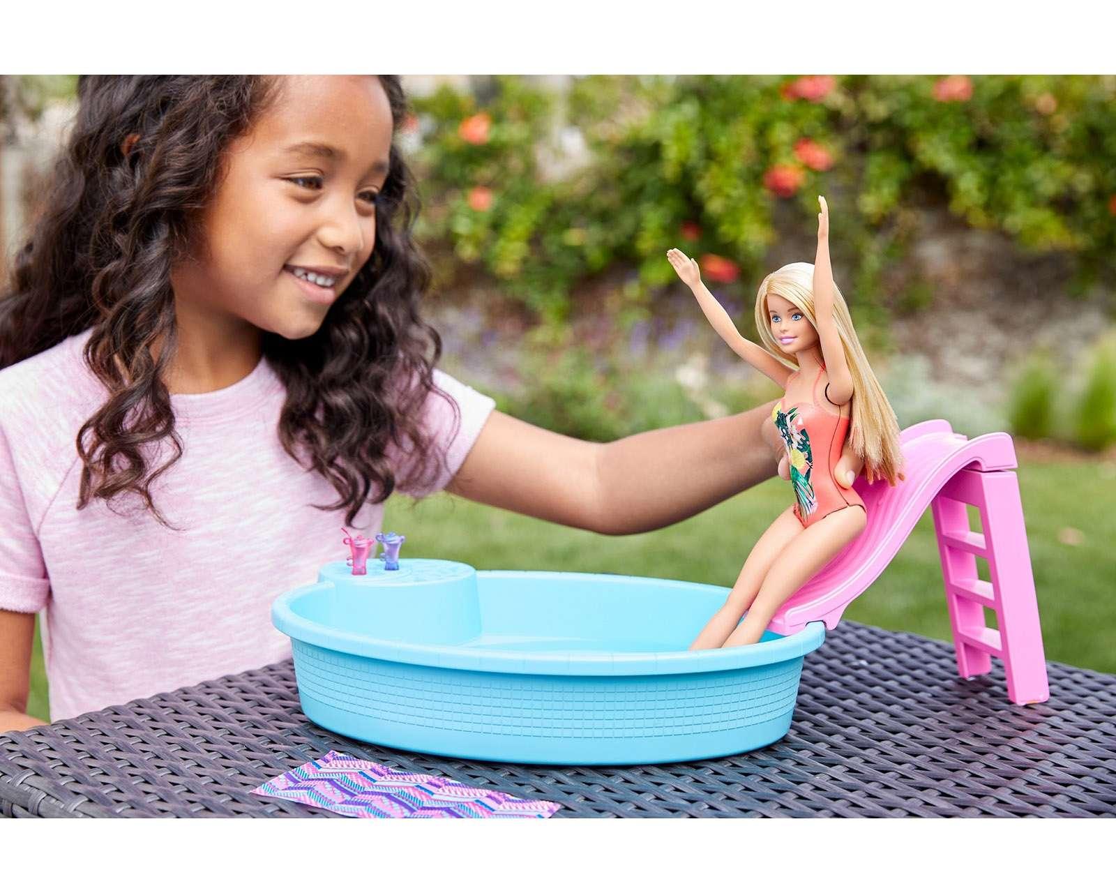Foto 3 | Muñeca Barbie Piscina Glam