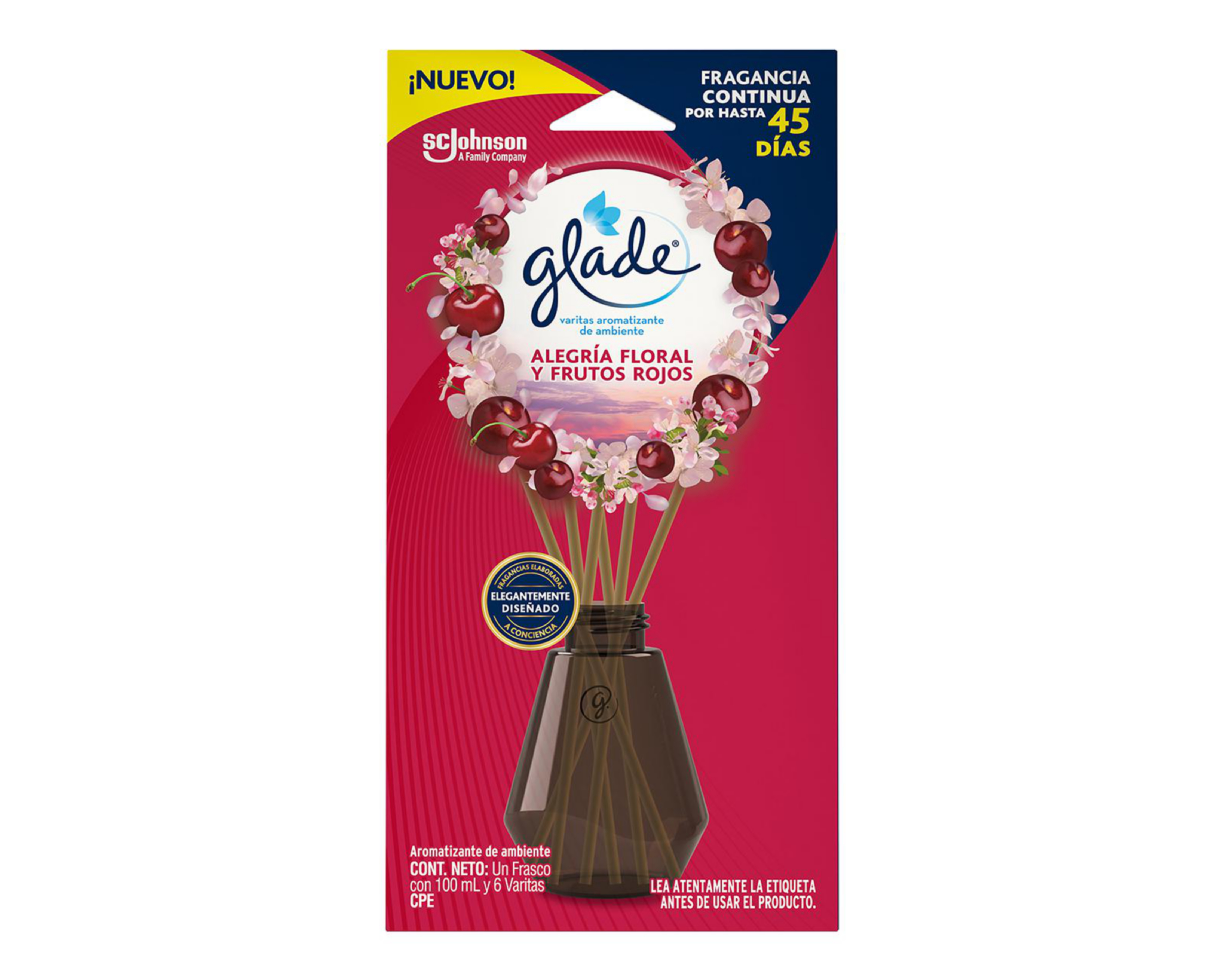 Varitas Ambientales Glade Alegría Floral y Frutos Rojos 100 ml