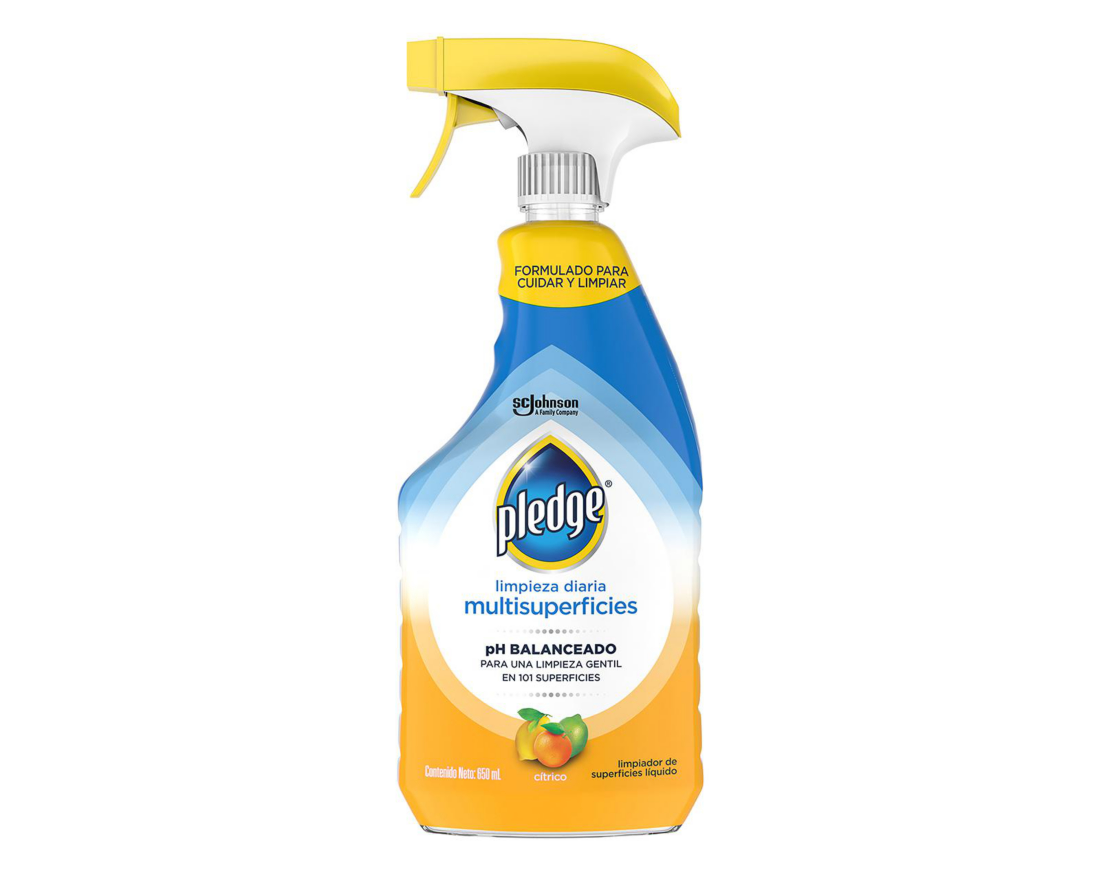 Limpiador Líquido Multisuperficies Pledge Cítrico 650 ml