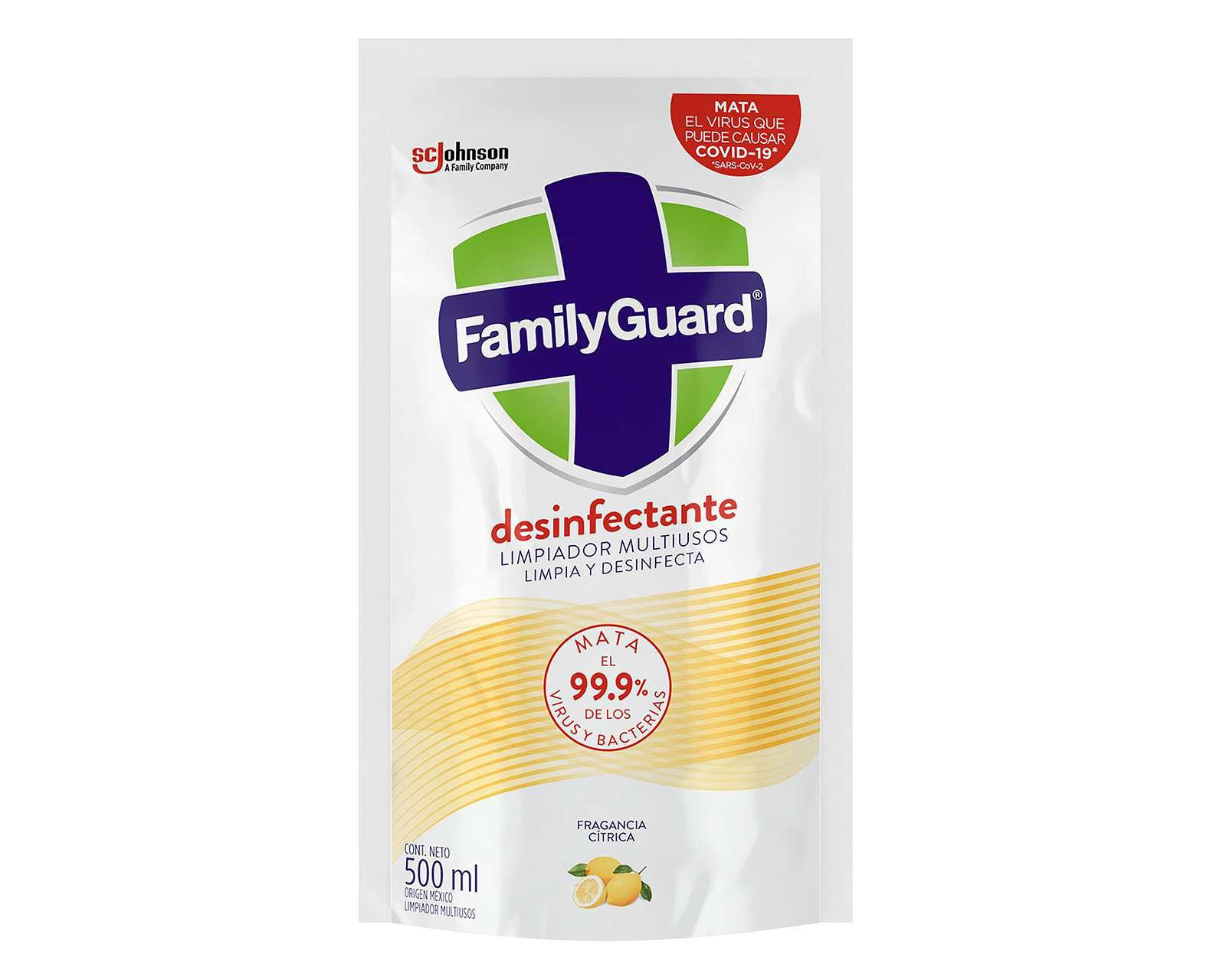 Limpiador Multiusos Desinfectante Family Guard 500 ml $29